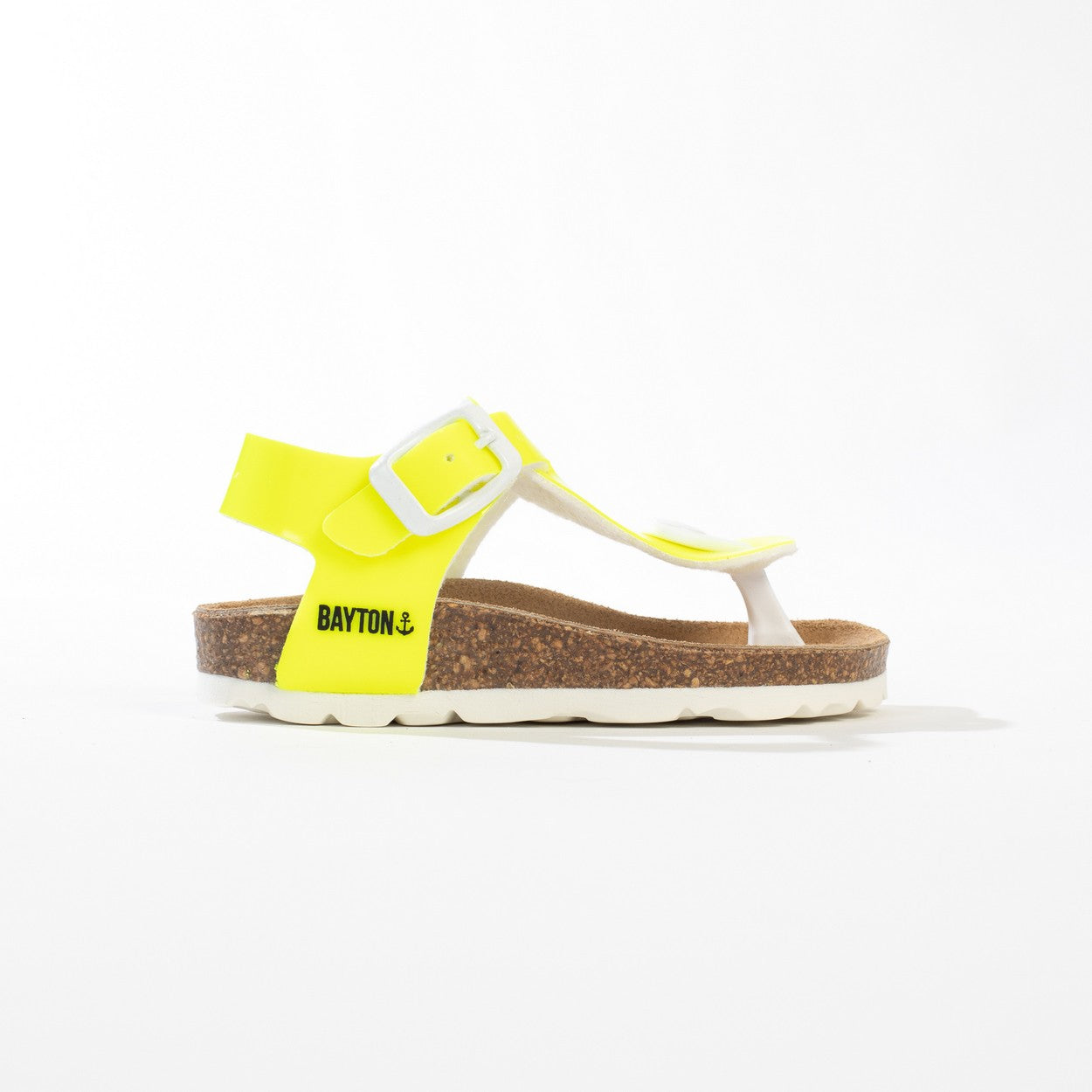 Sandalias amarillas con puntera Rhea