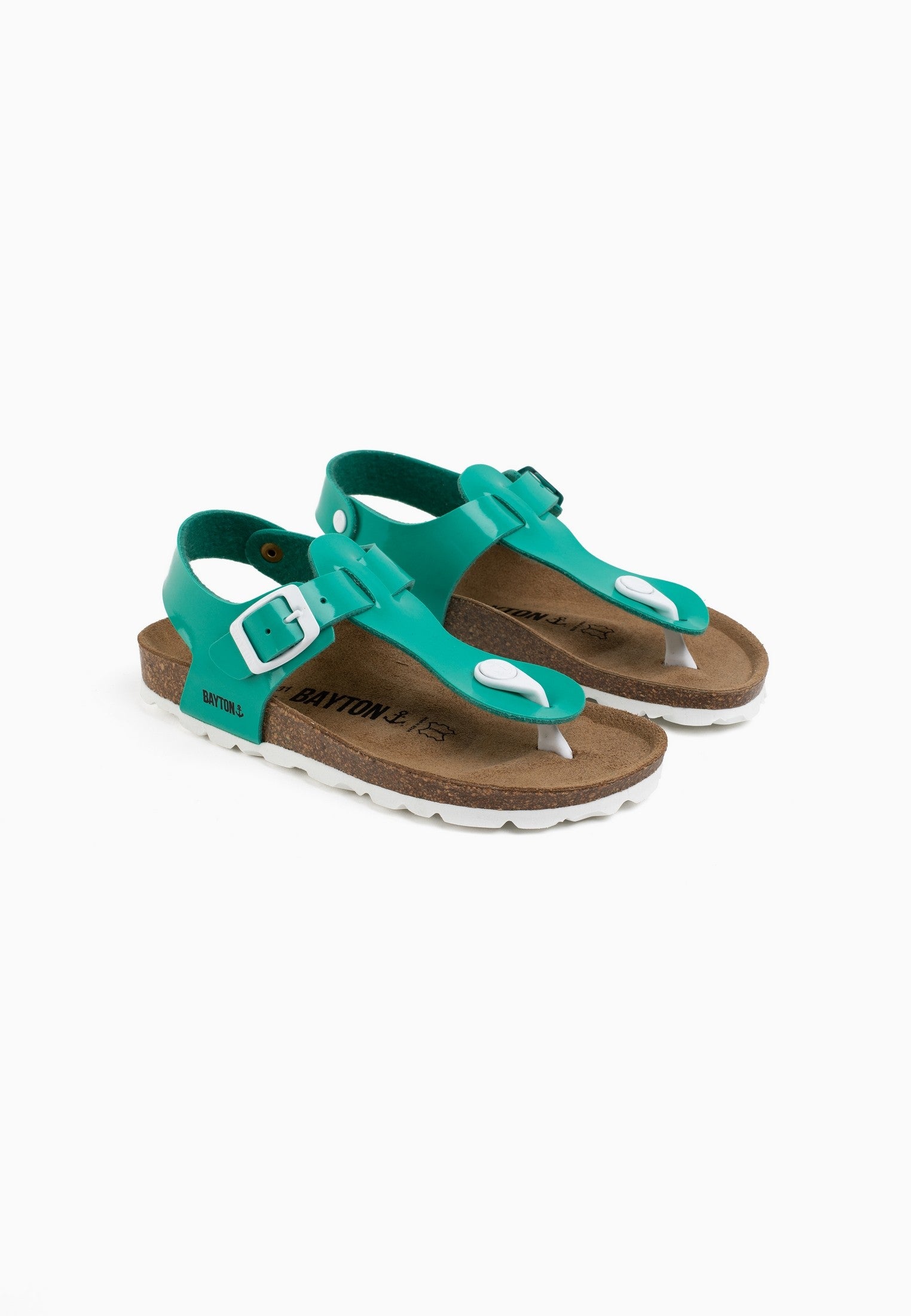 Sandalias Punta Abierta Rhea Verde