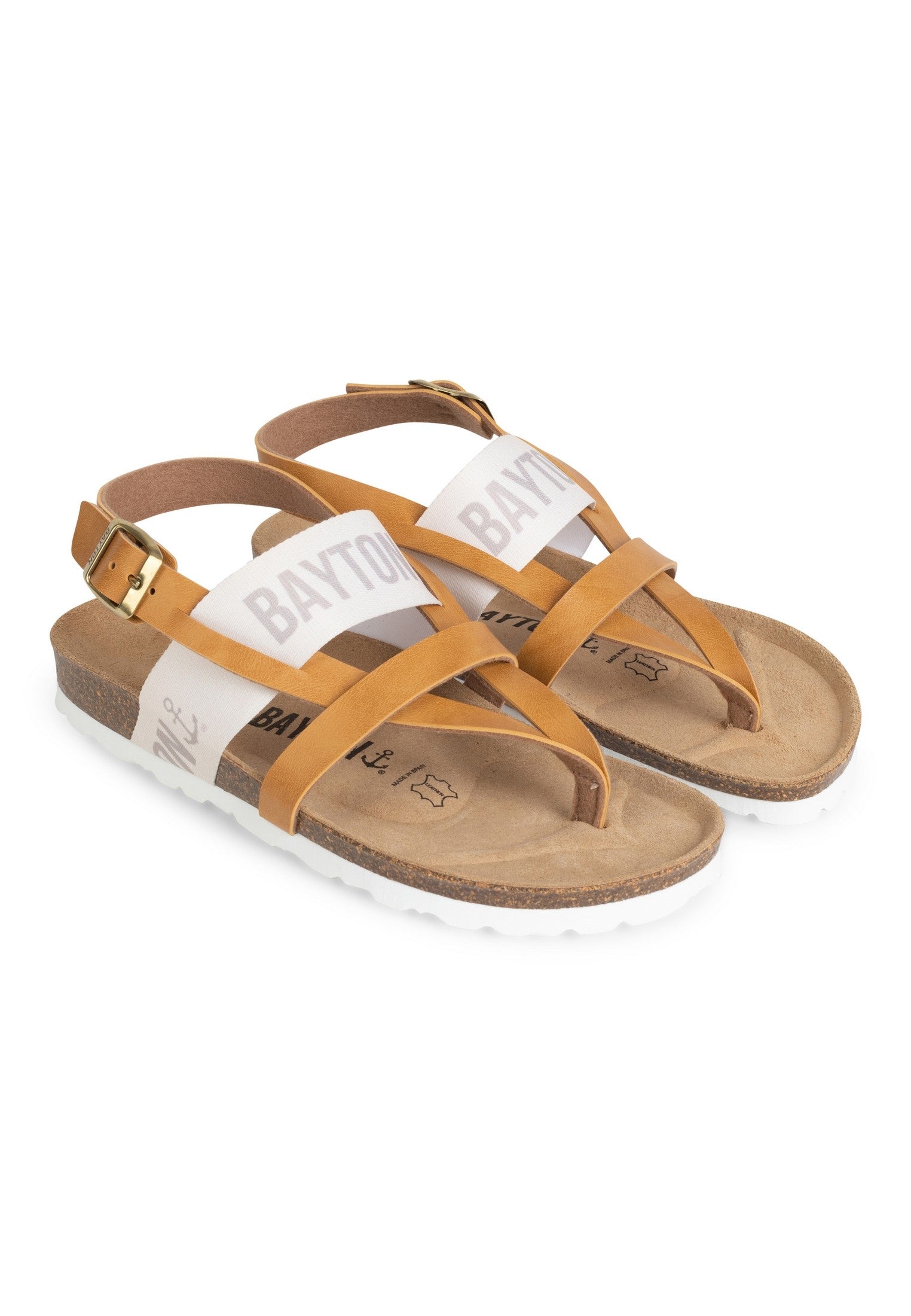 Bayton Women's Atlas Sandal - Leather Lined Cork Footbed, Made In Spain, Comfortable Summer Sandals