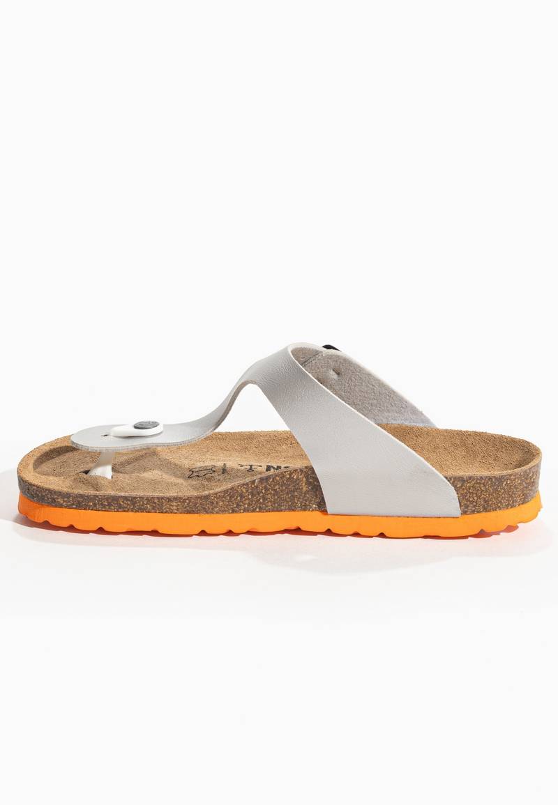 Suryia Silver Toe-Thong Sandals