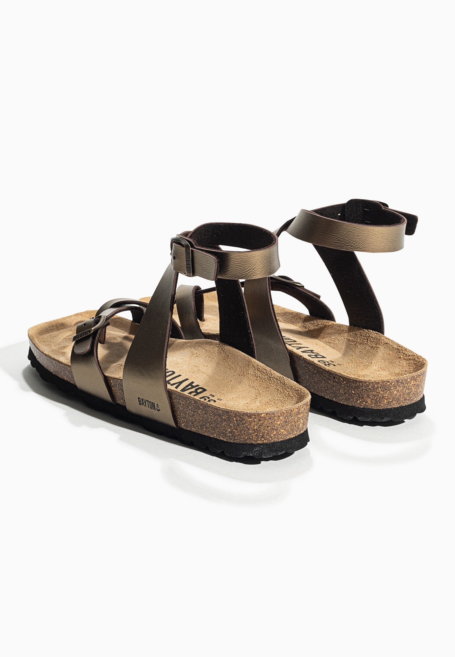 Swan Bronze Toe Post Sandals