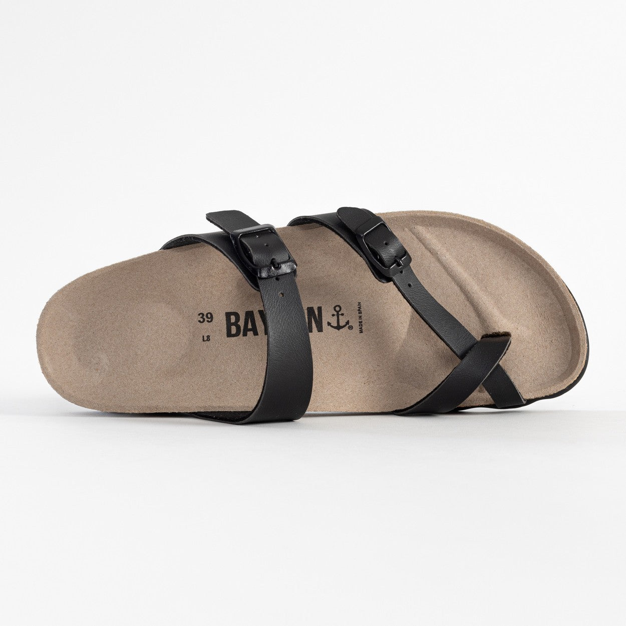 Sandales Diane Noir à Entre-Doigts