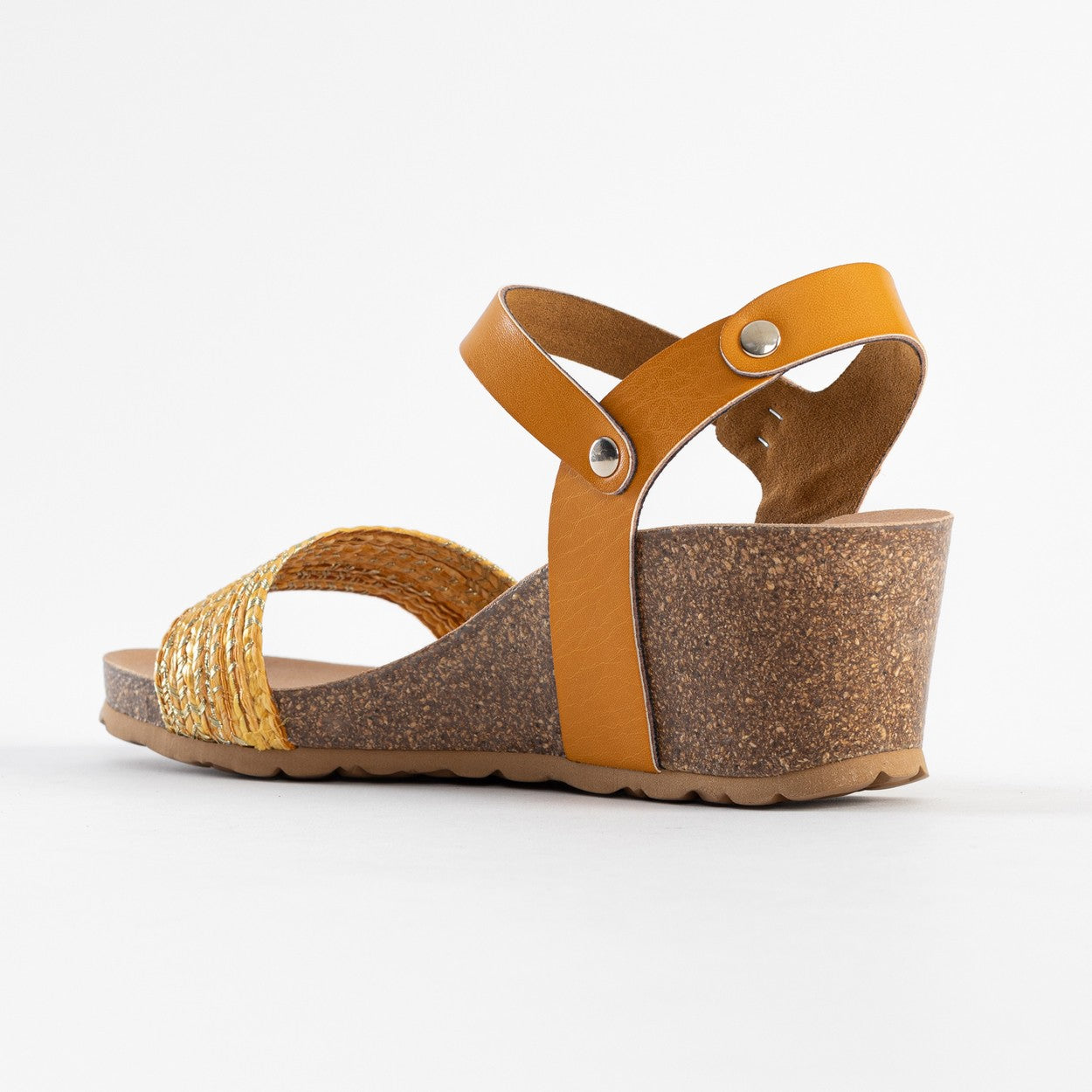 Sandales Julies Orange Compensées et Semi-compensées