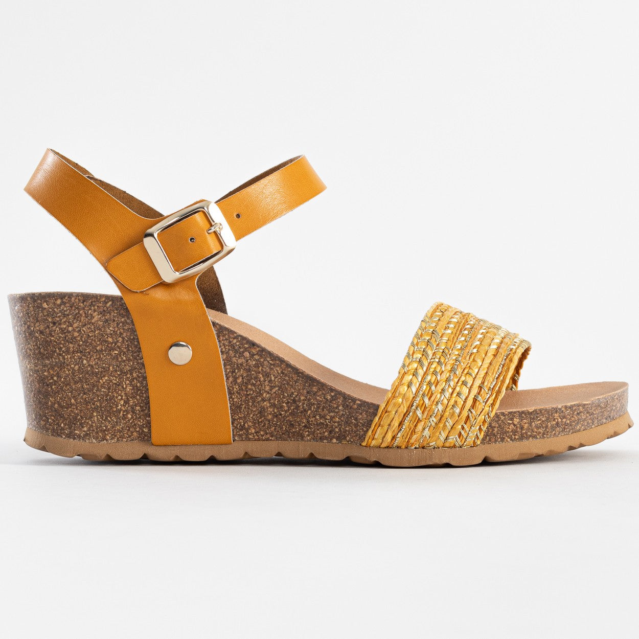 Sandales Julies Orange Compensées et Semi-compensées