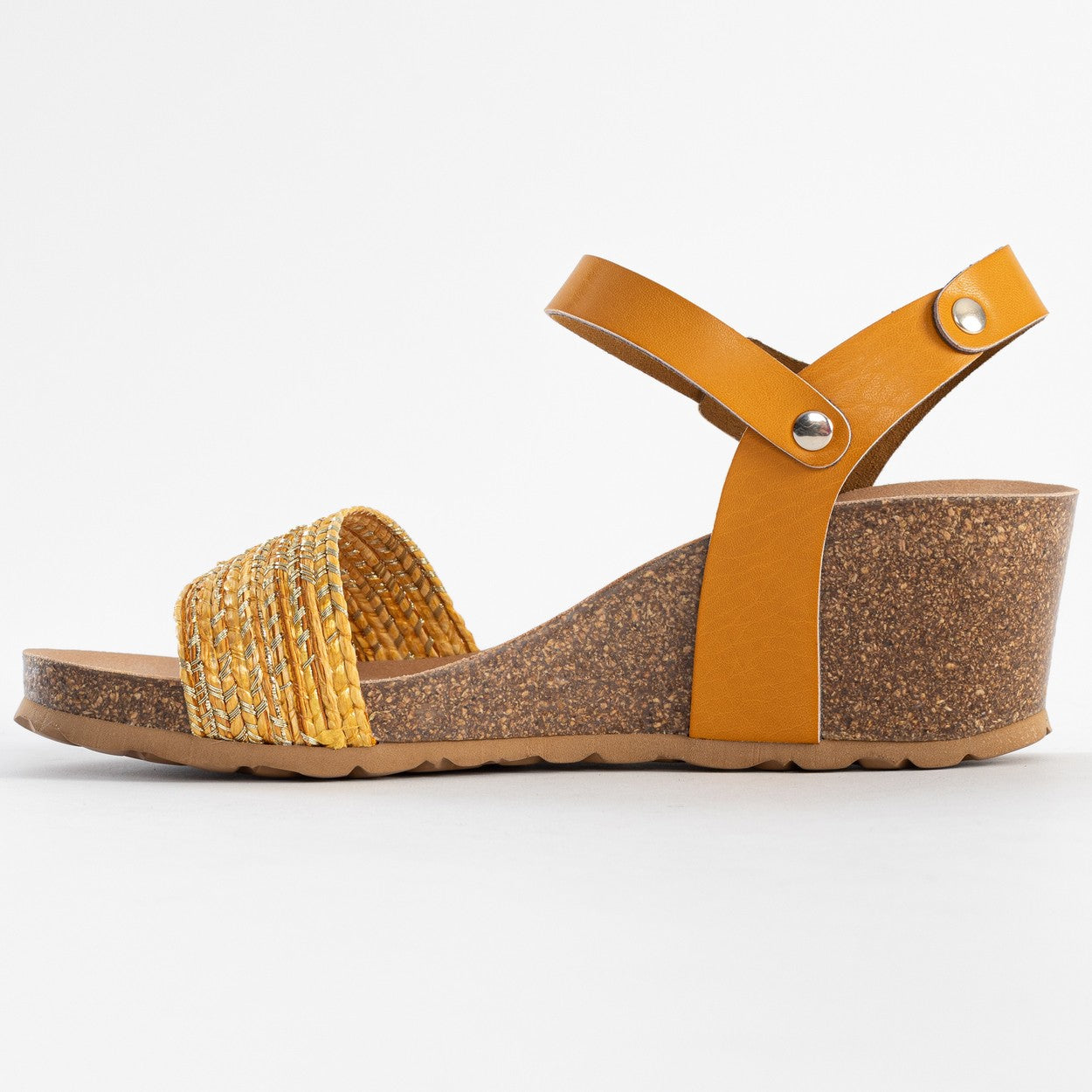 Sandales Julies Orange Compensées et Semi-compensées
