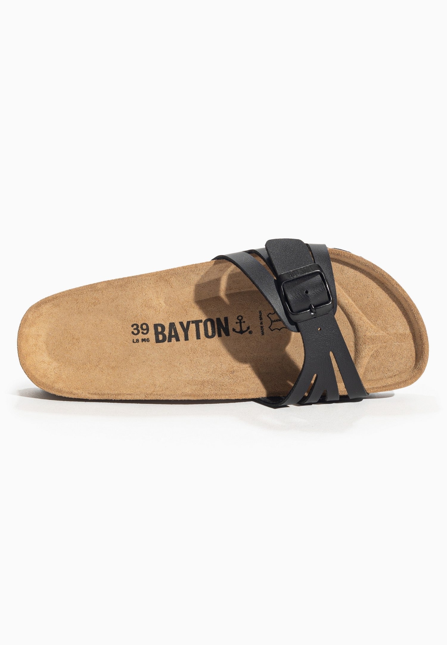 Black Velvet 1 Strap Sandals