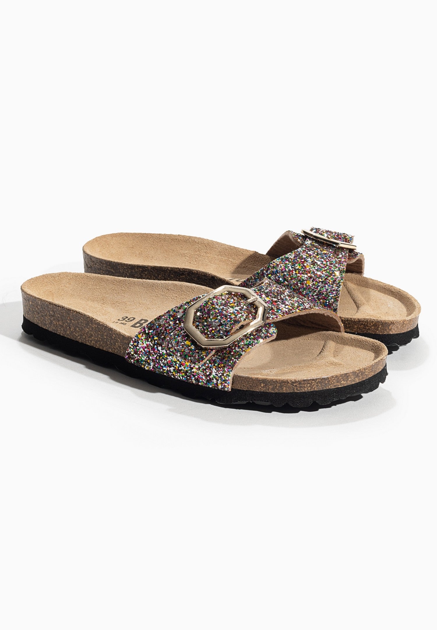 Sandales 1 Bride Zephyr Bronze pailletée