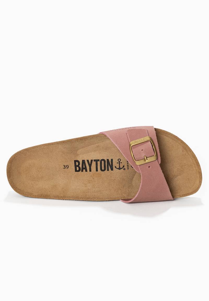 Zephyr Rose 100% Leather 1 Strap Sandals