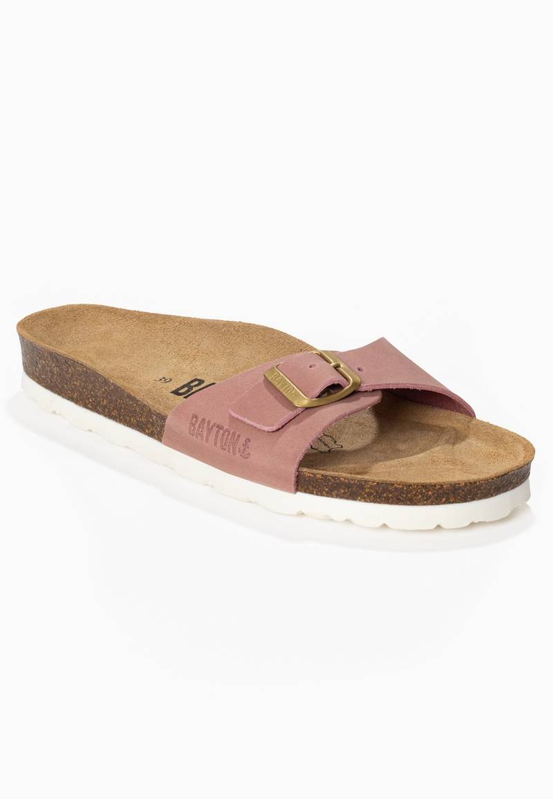Zephyr Rose 100% Leather 1 Strap Sandals