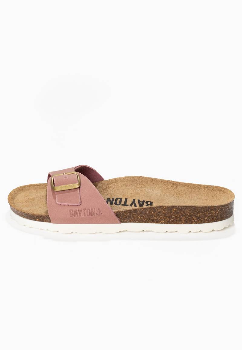 Zephyr Rose 100% Leather 1 Strap Sandals