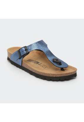 Sandales Mercure à Entre-Doigts Bleu