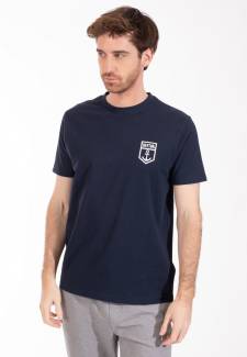 Tee-Shirt col rond Babord 2 Bleu Marine