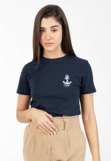 Tee-Shirt col rond Baborda 1 Bleu Marine