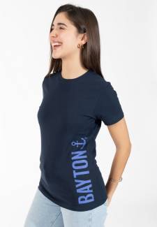 Tee-Shirt col rond Baborda 2 Bleu Marine