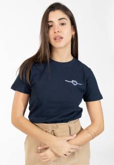 Tee-Shirt col rond Baborda 4 Bleu Marine