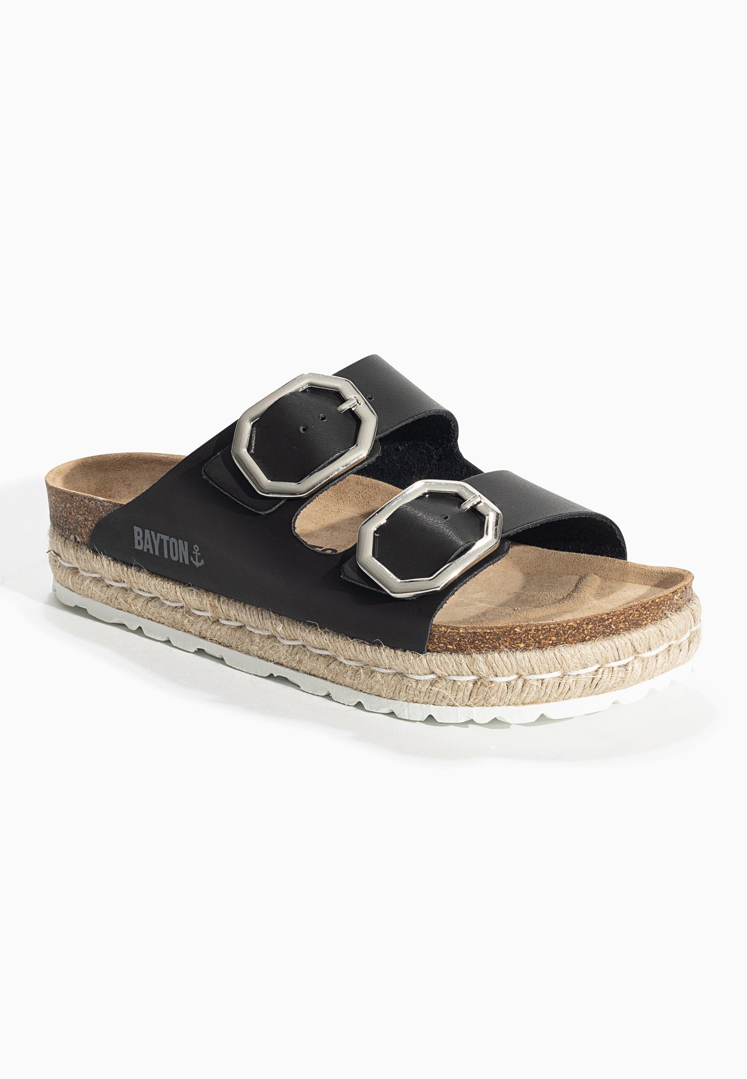 Sandales Alcee Noir à Plateforme