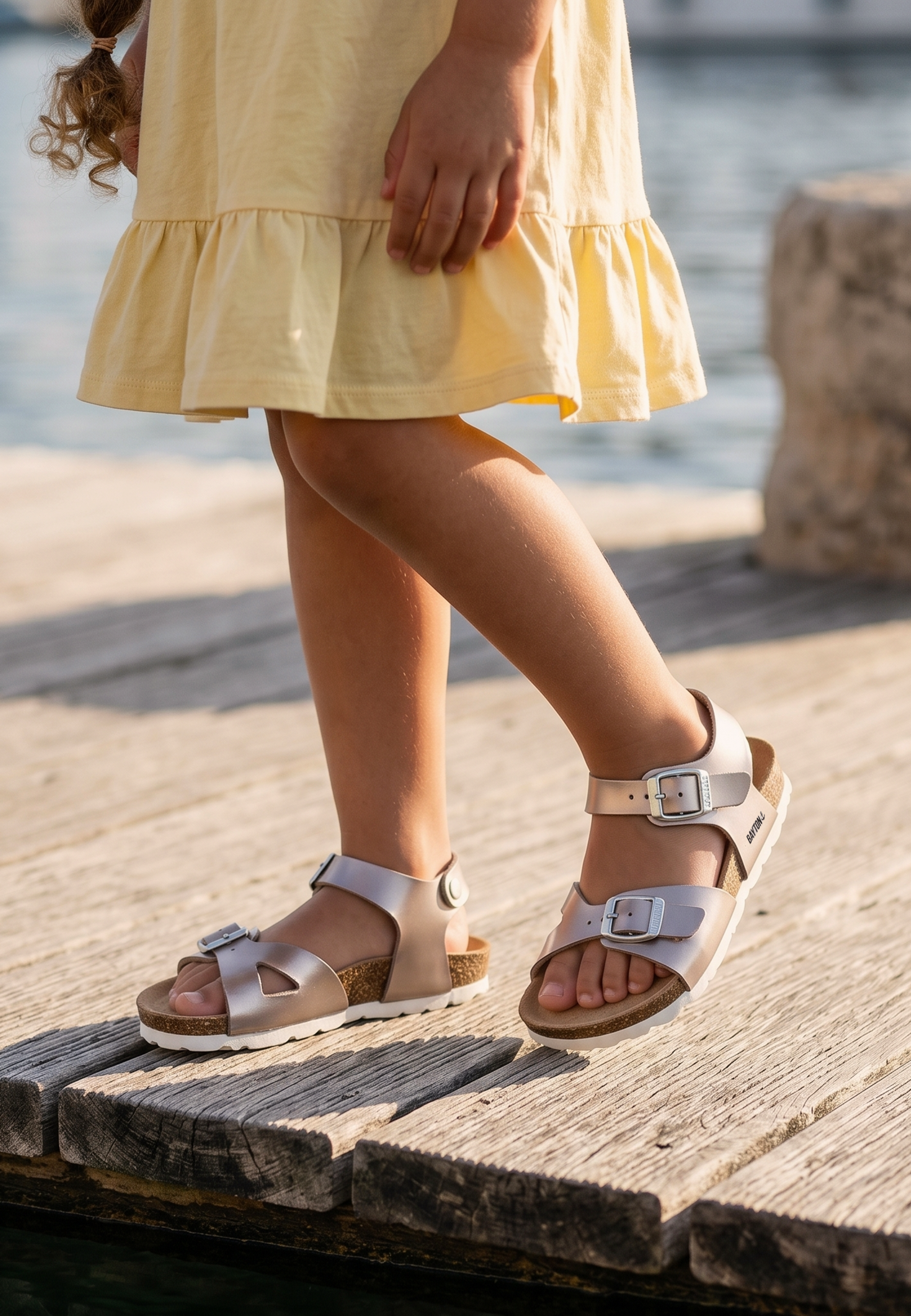 Pegase Multi-Strap Sandals Rose gold