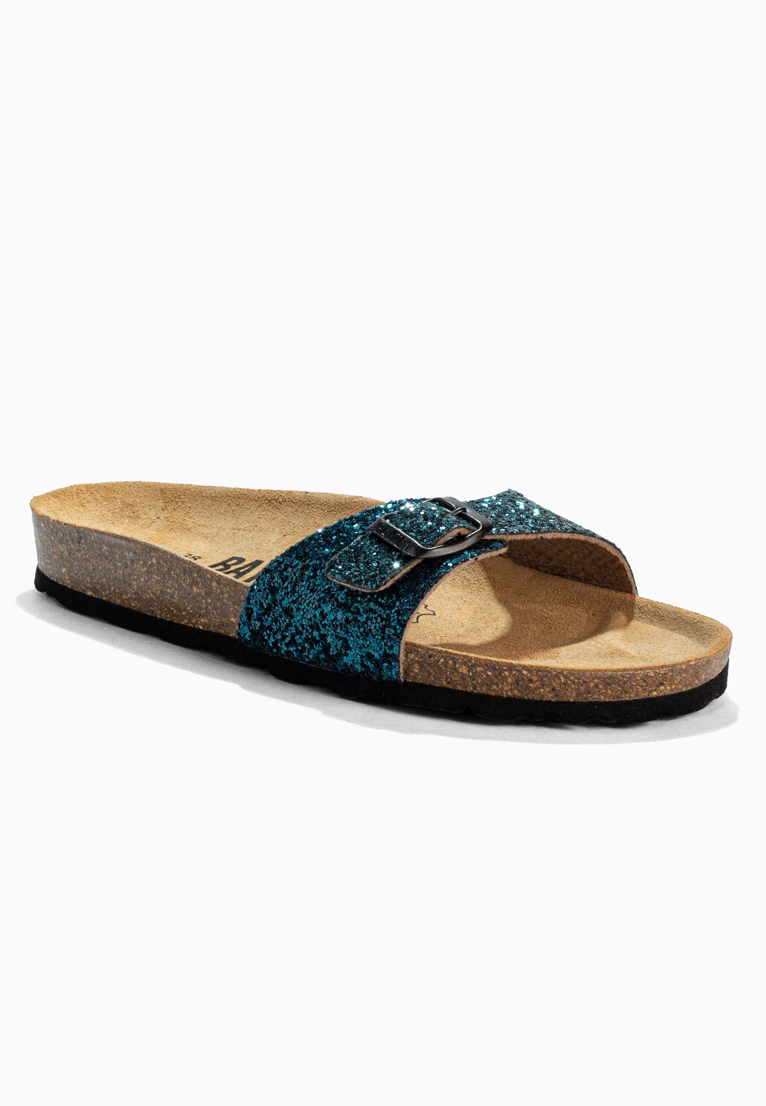 Zephyr Navy Blue 1 Strap Sandals