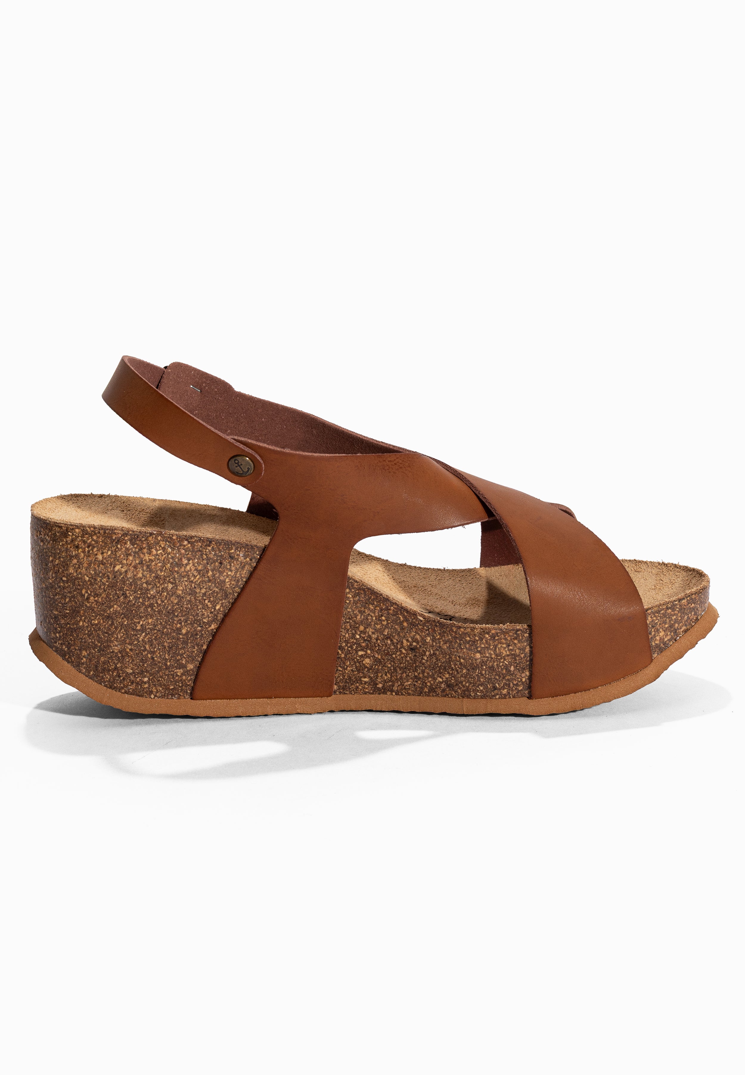 Sandales Rea Camel Compensées et Semi-compensées