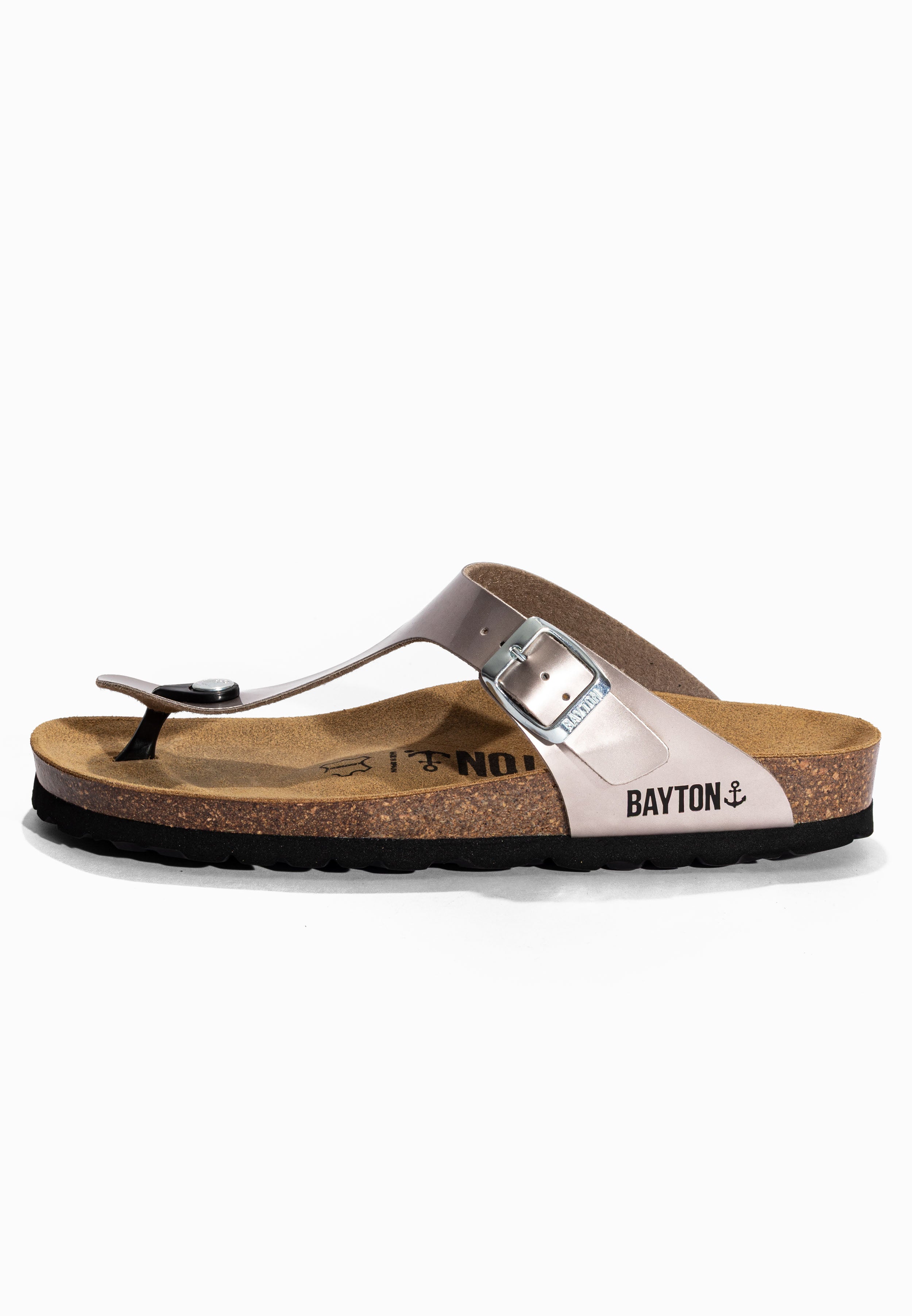 Taupe Mercure Toe-Strap Sandals