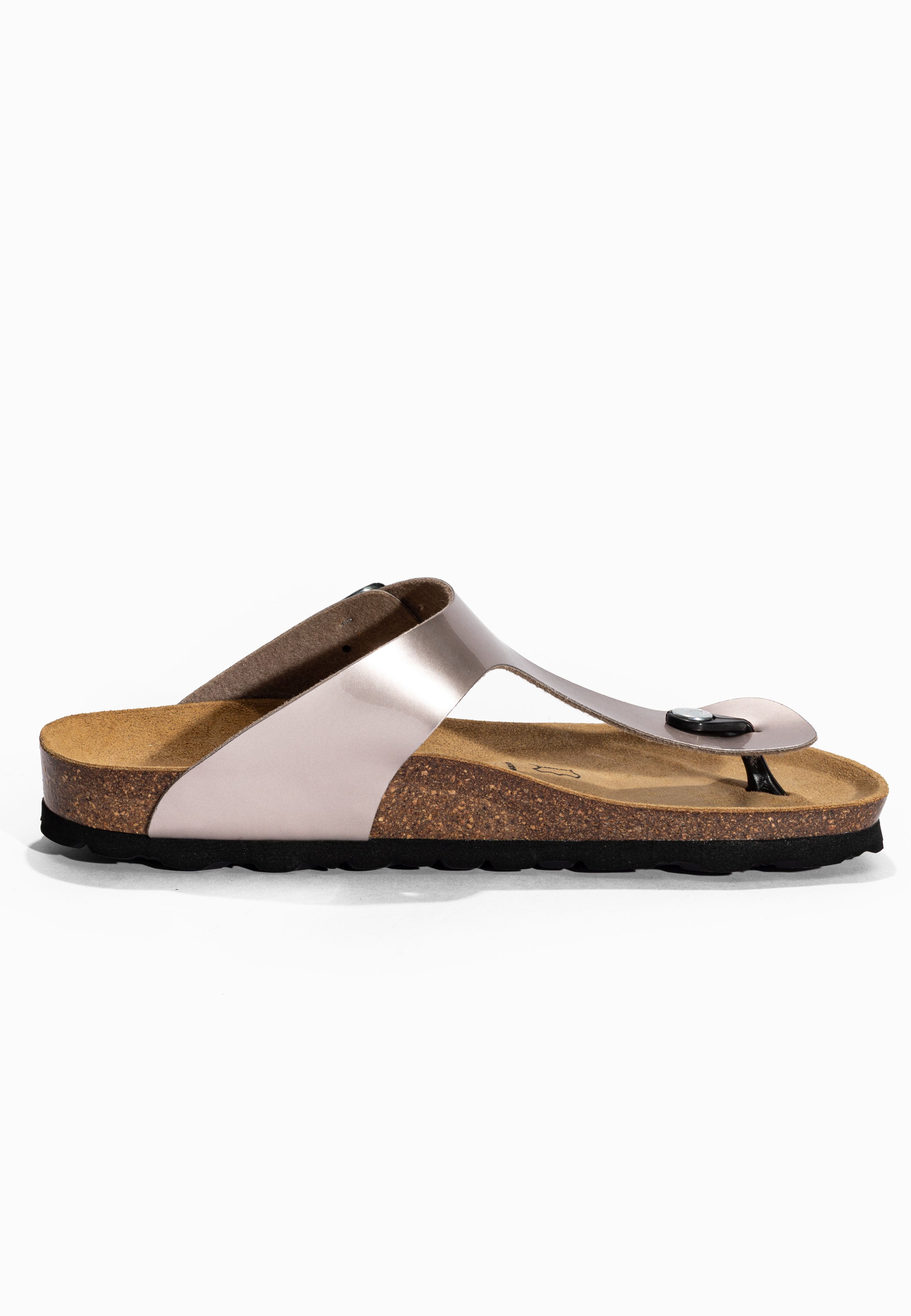 Taupe Mercure Toe-Strap Sandals
