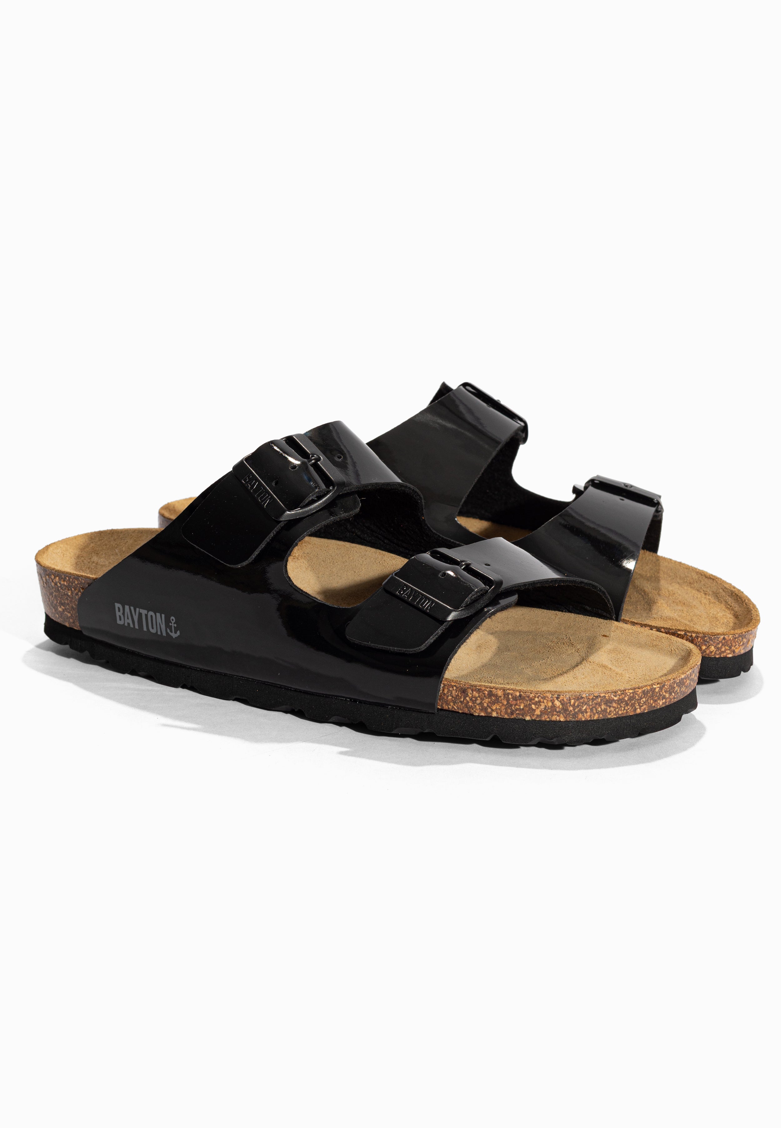 Sandales 2 Brides Atlas Noir