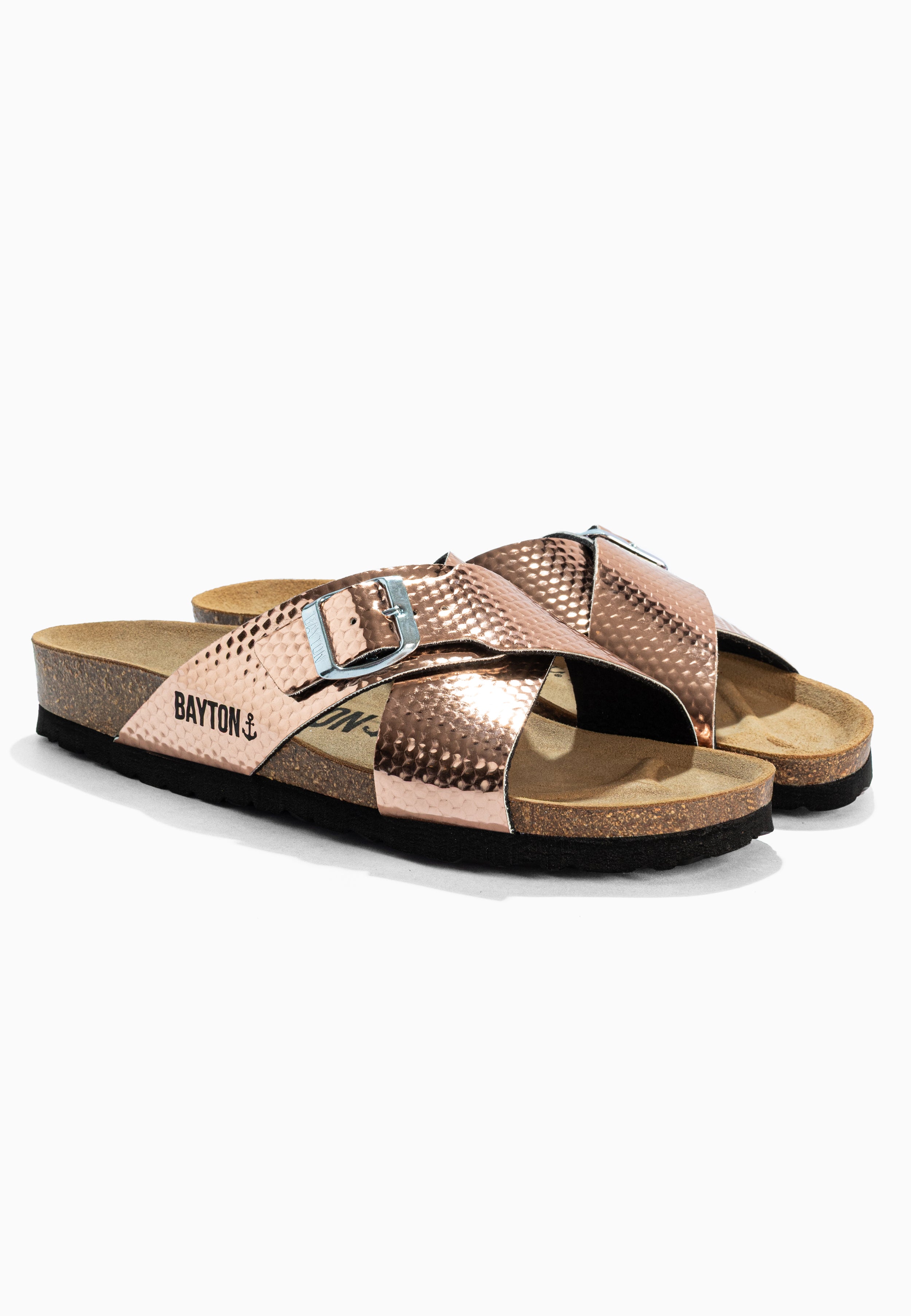 Manchester Pink Multi-Strap 2-Strap Sandals