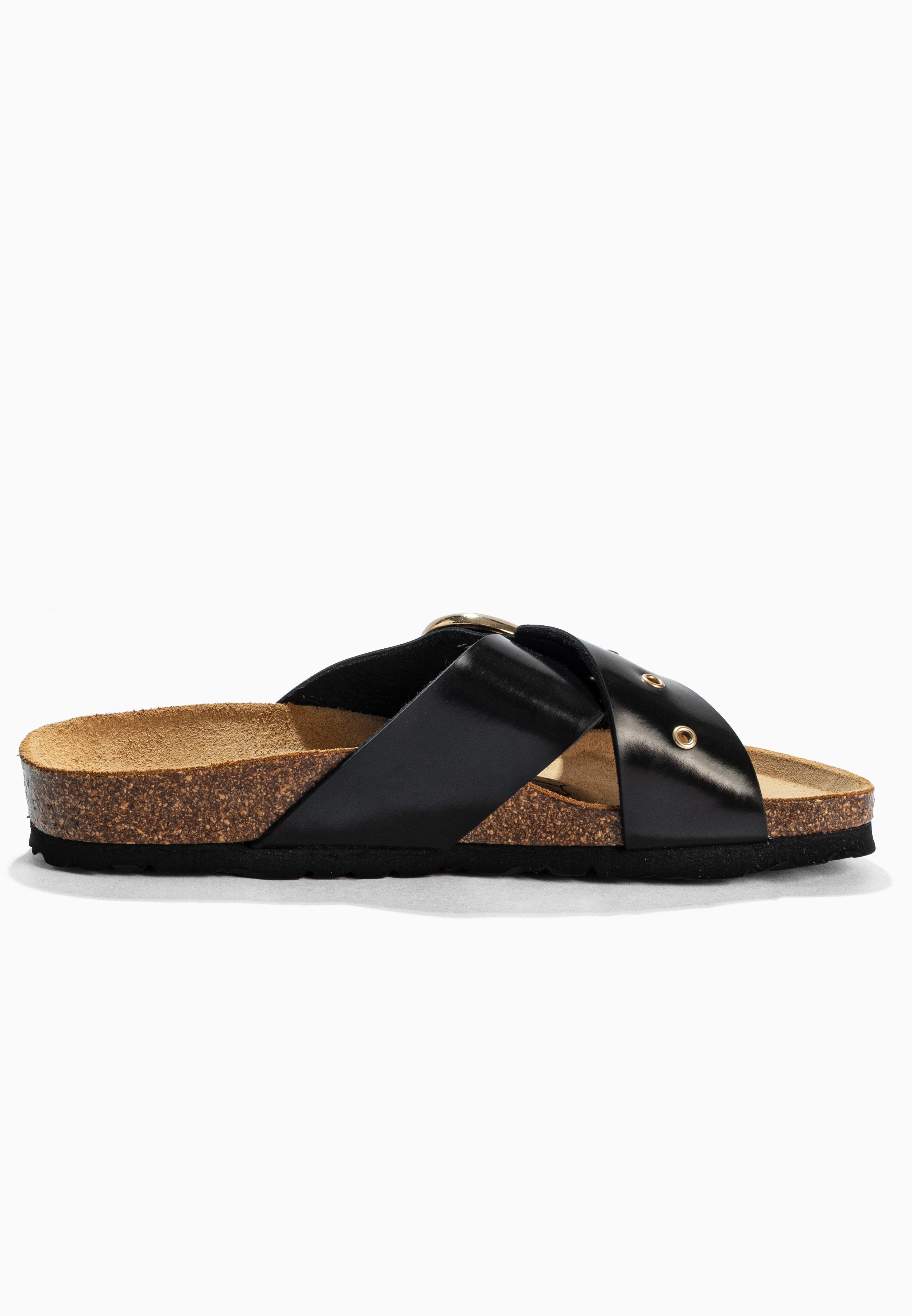 Sandalias Cordoba Negras 2 Tiras