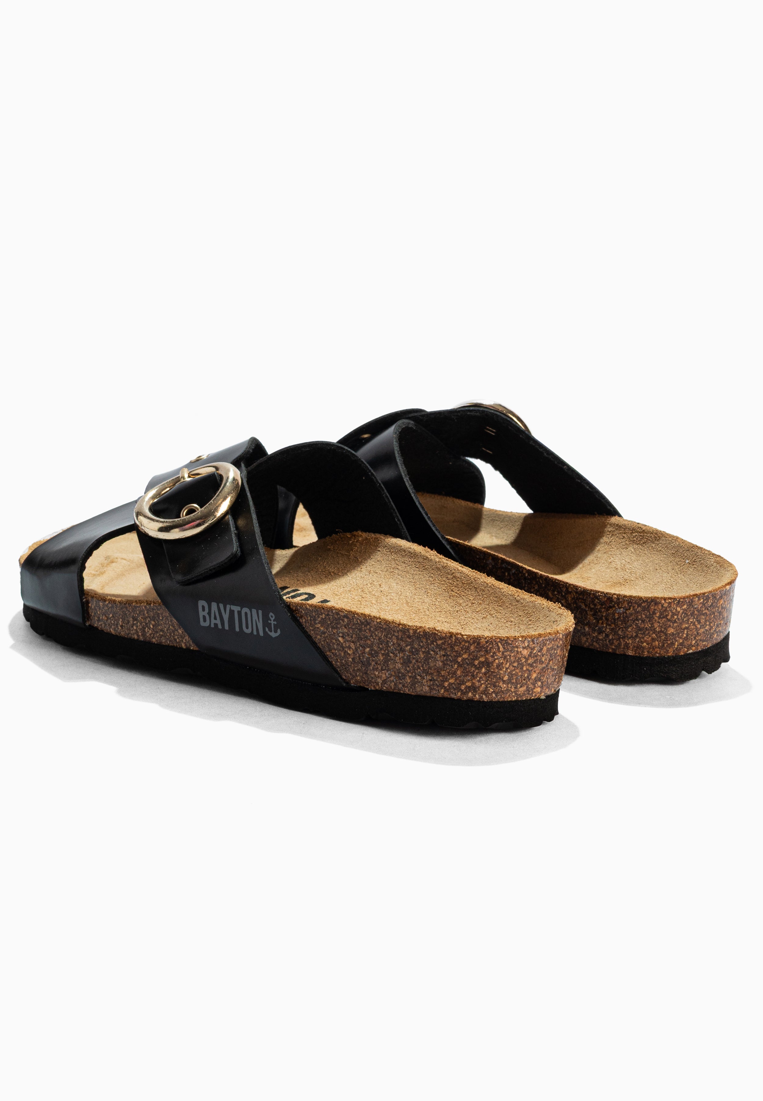 Sandalias Cordoba Negras 2 Tiras