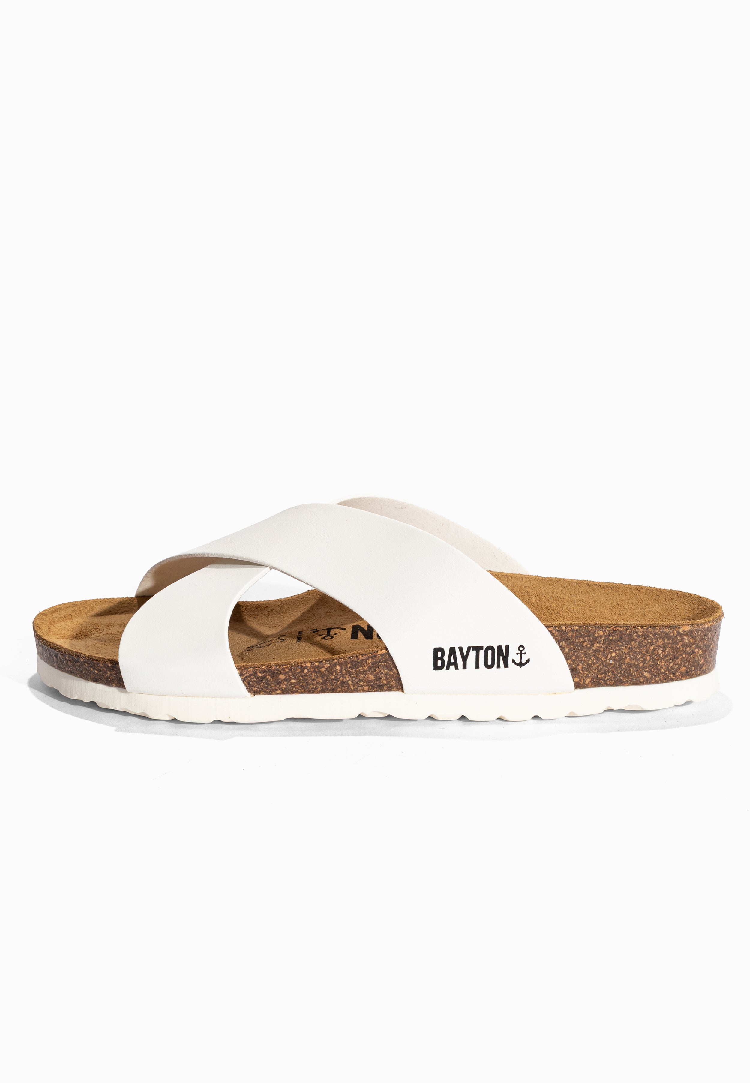 Gomera White 2 Strap Sandals