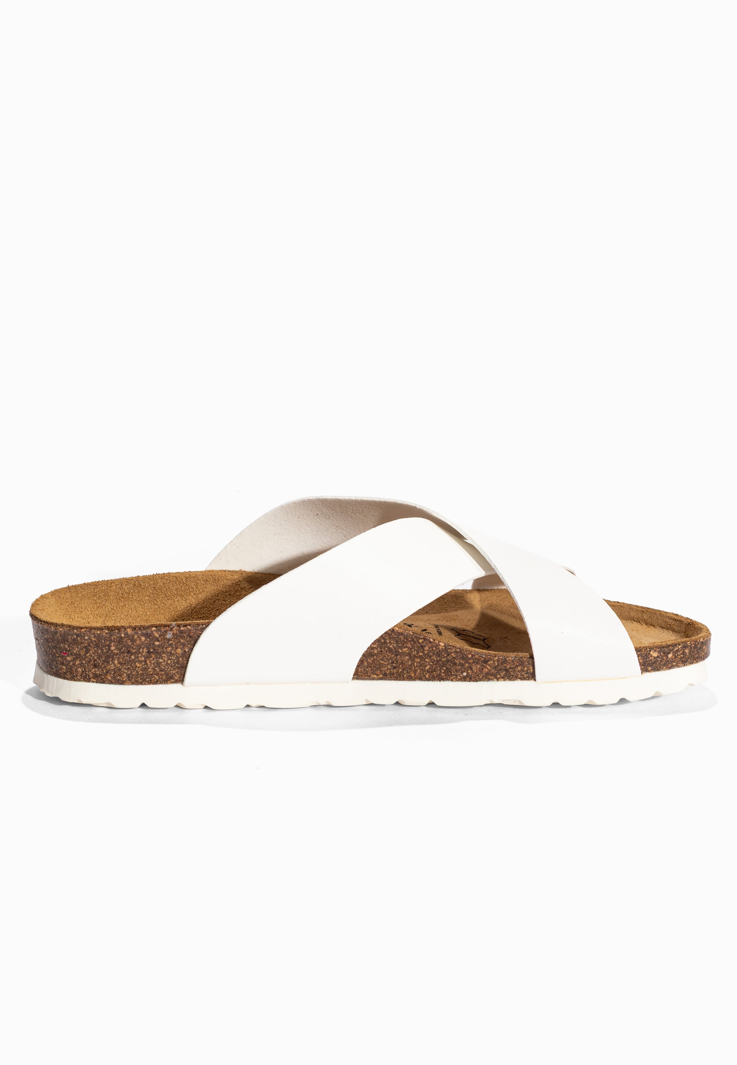 Gomera White 2 Strap Sandals