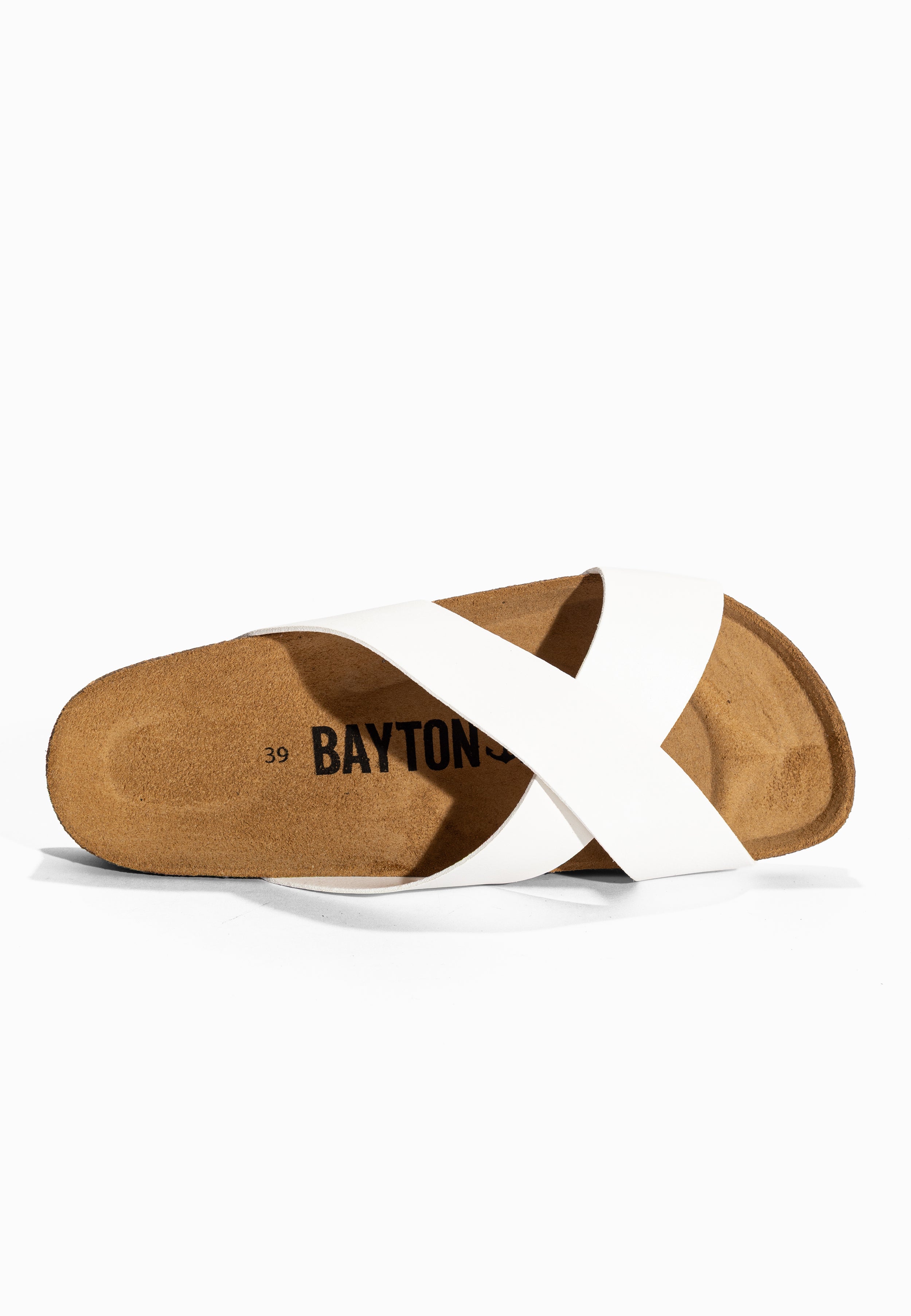 Gomera White 2 Strap Sandals