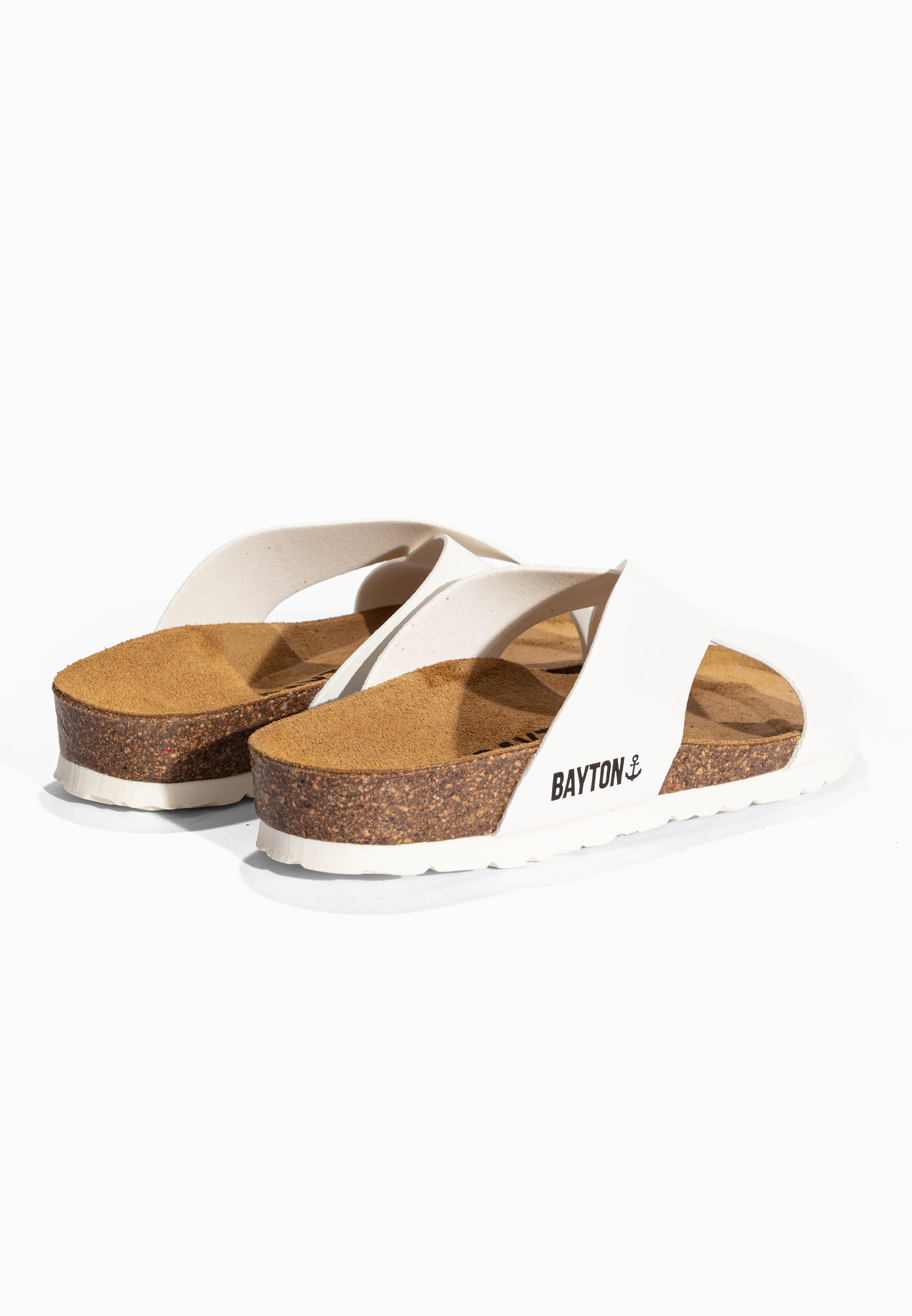 Gomera White 2 Strap Sandals