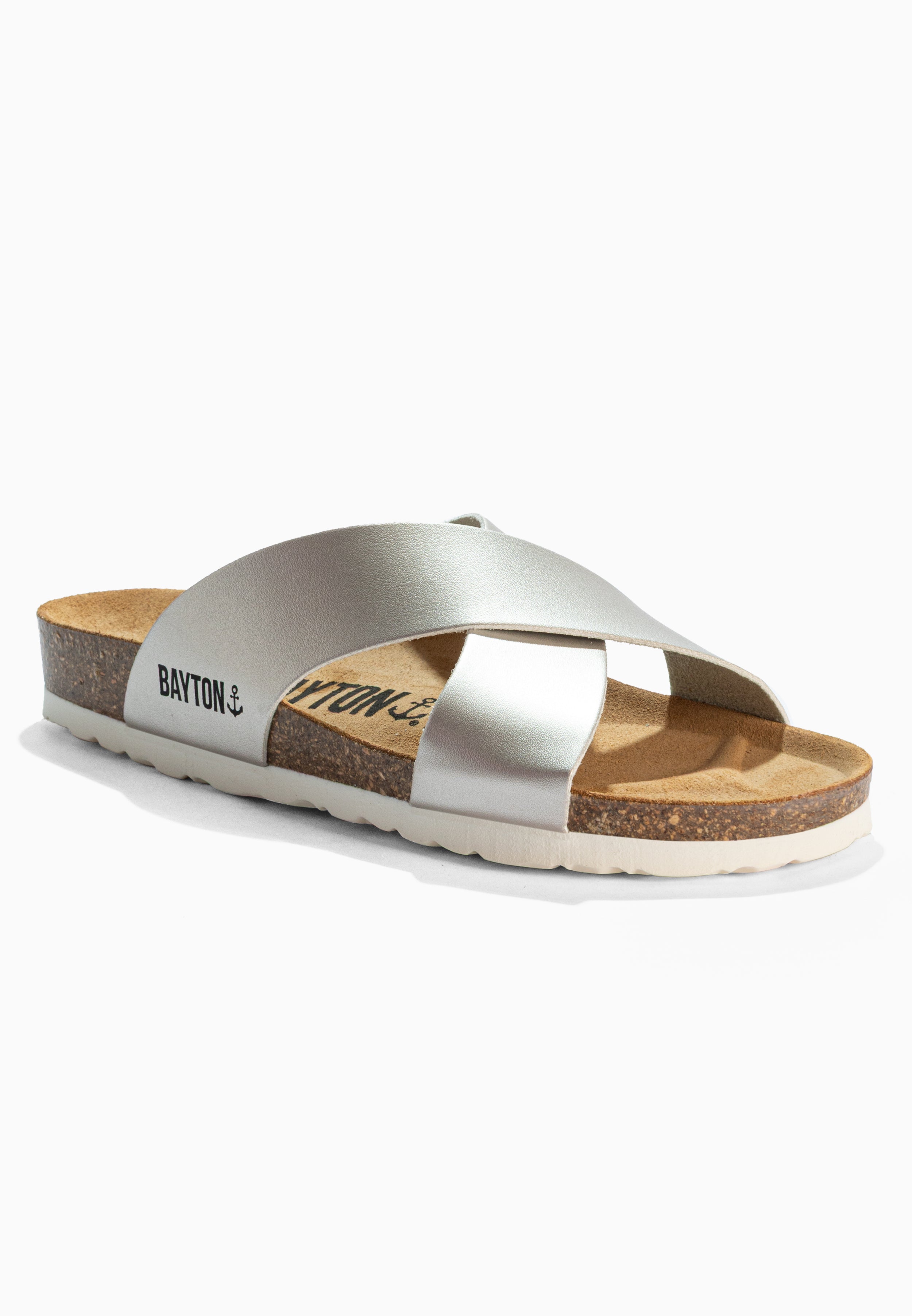 Gomera Silver 2 Strap Sandals