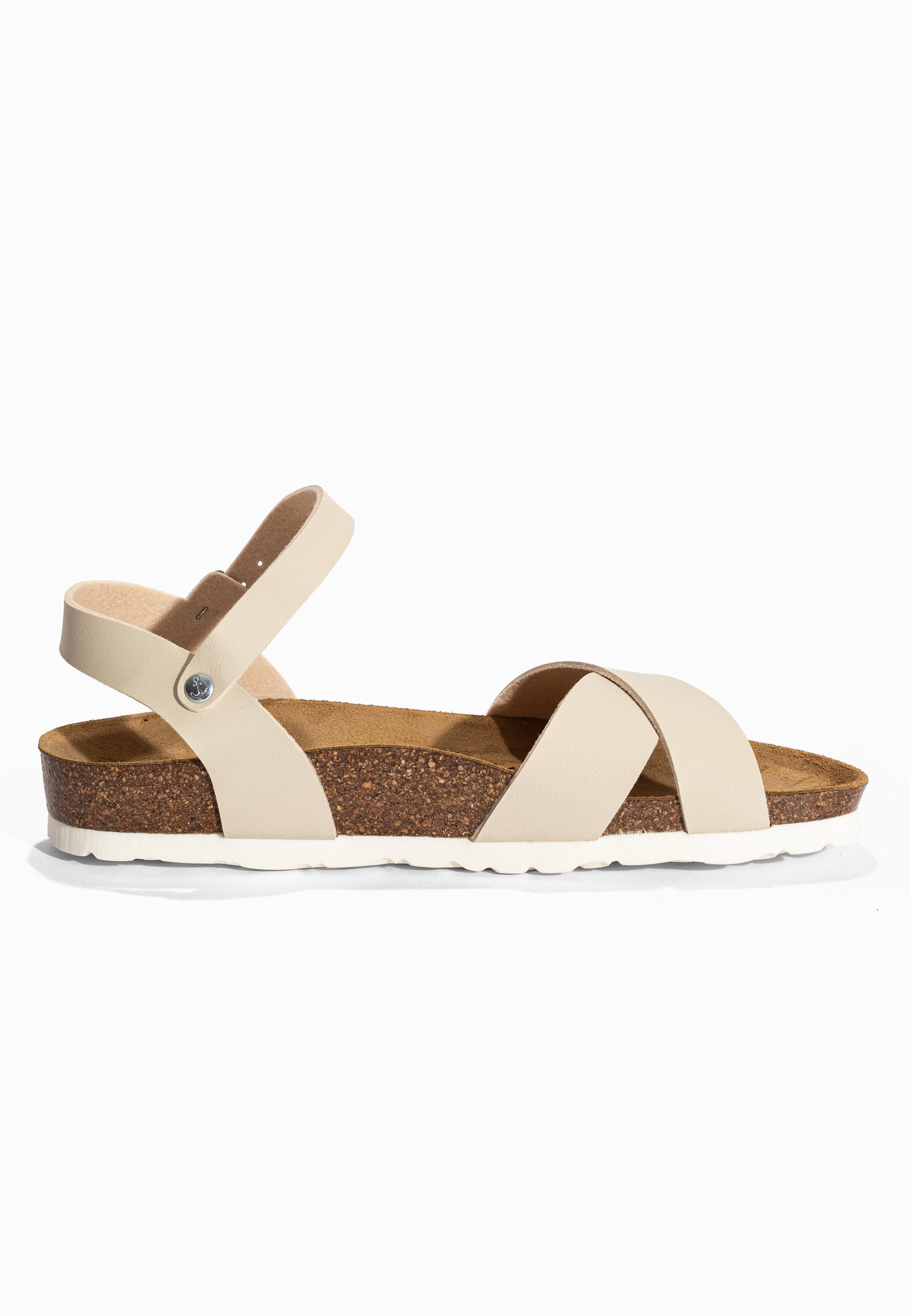Vallado Off-White Multi-Strap Sandals