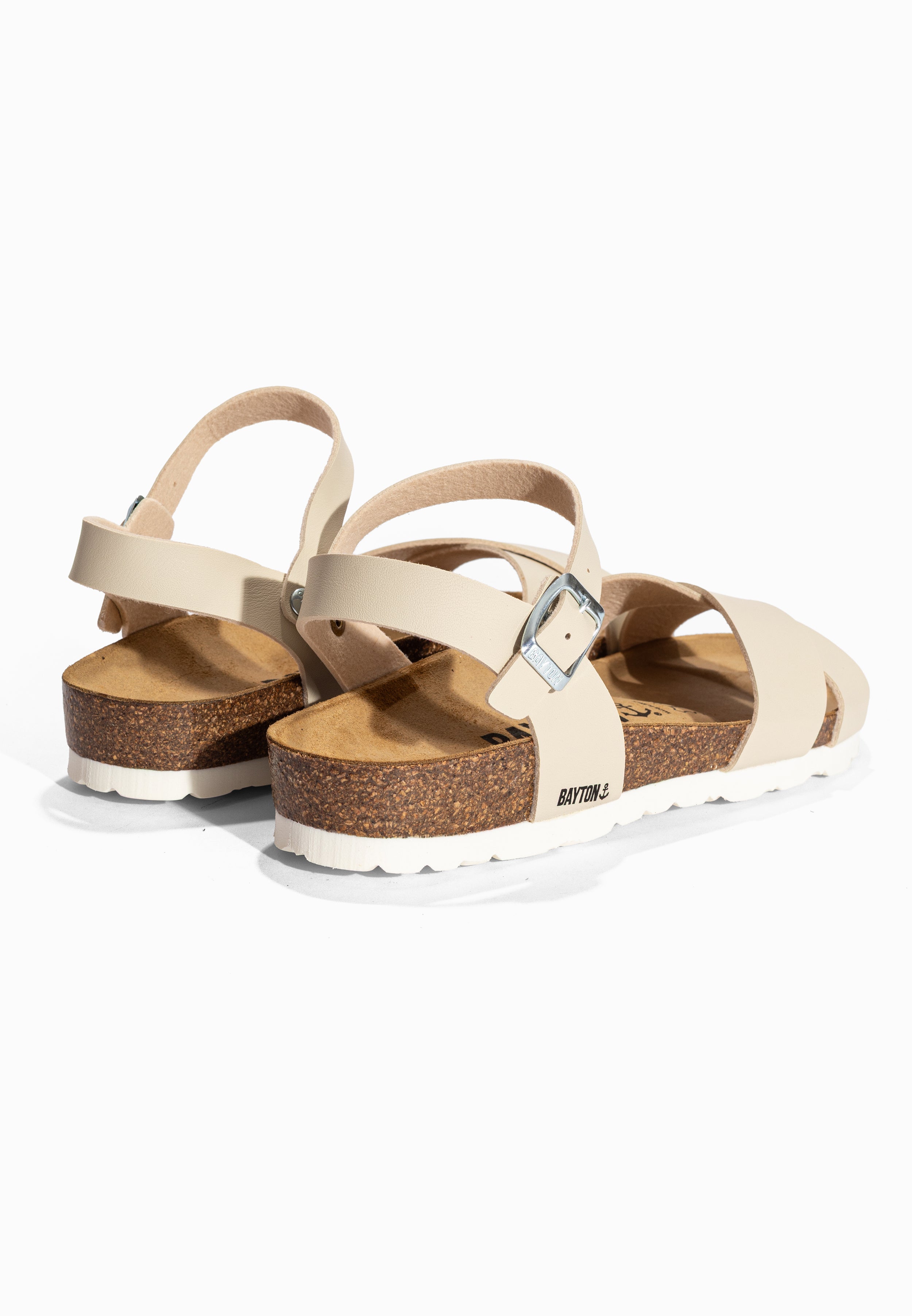 Vallado Off-White Multi-Strap Sandals