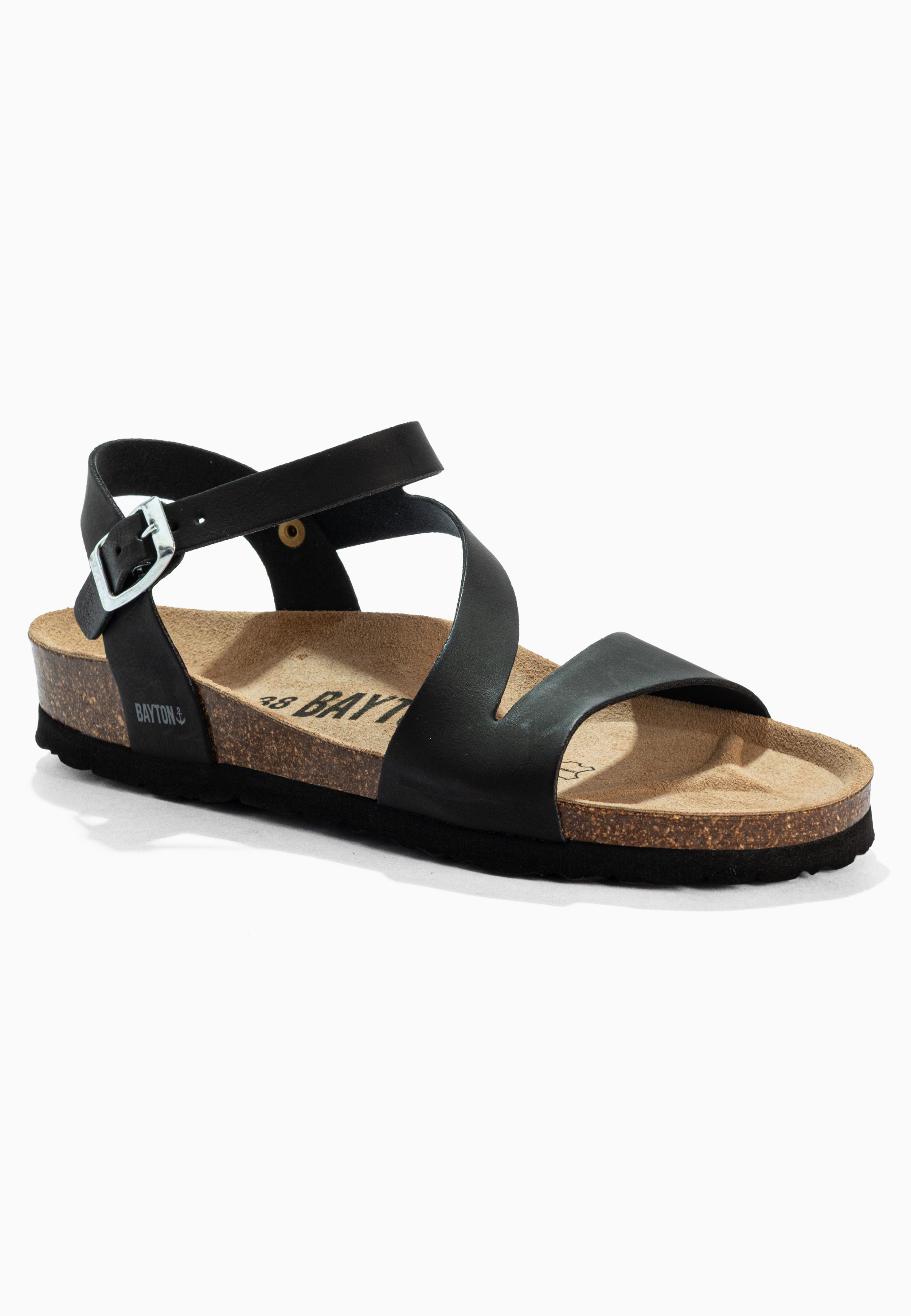 Sandalias Javea Negro Multitiras