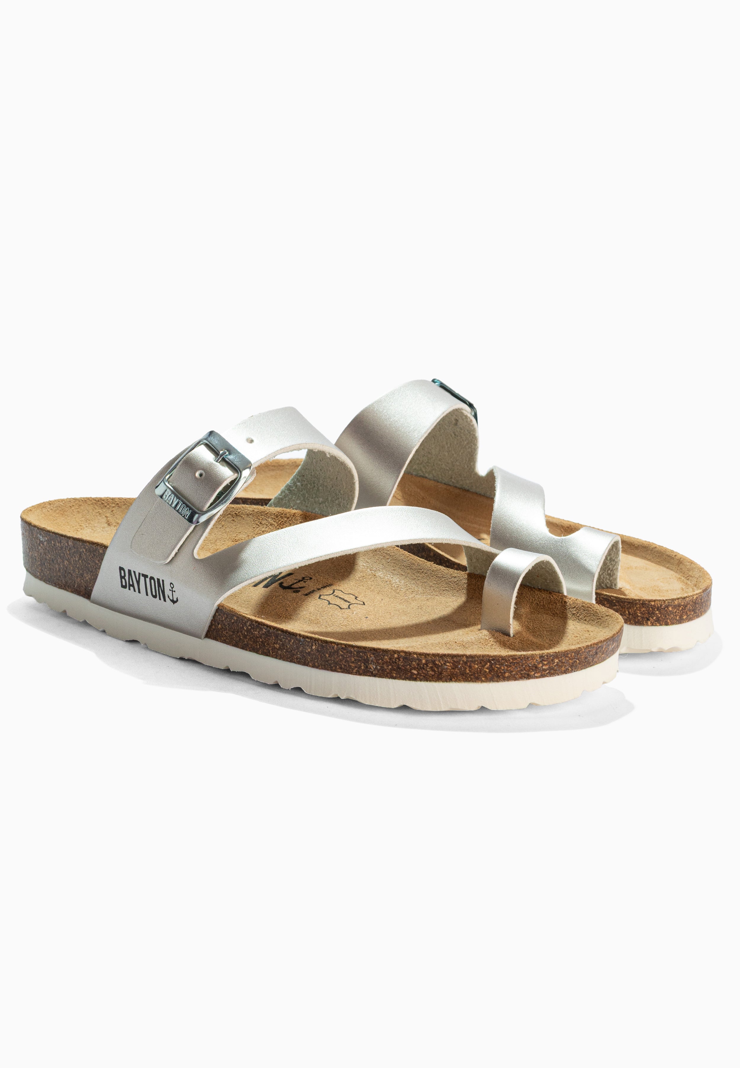 Silver Biscay Toe-Thong Sandals