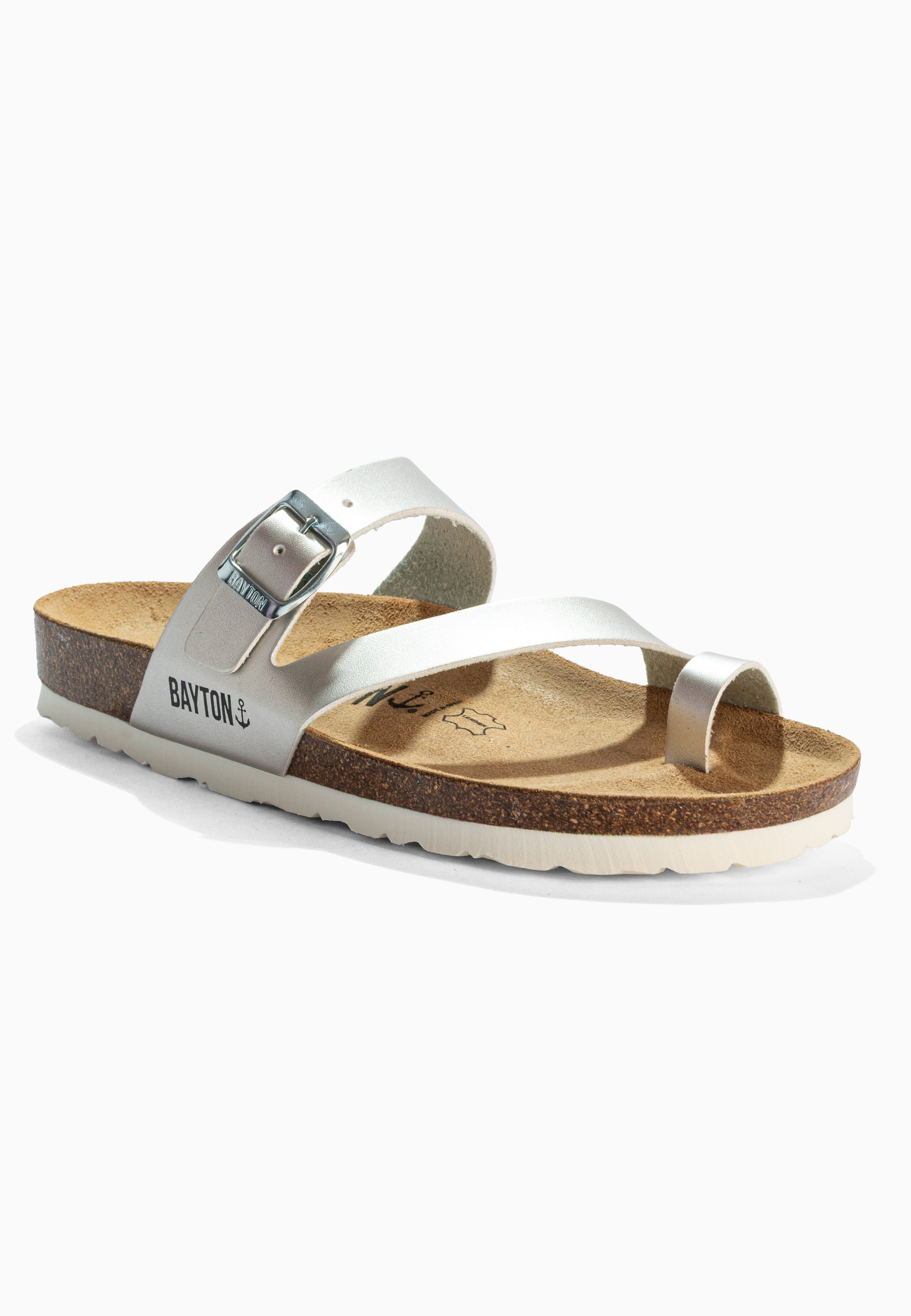 Silver Biscay Toe-Thong Sandals