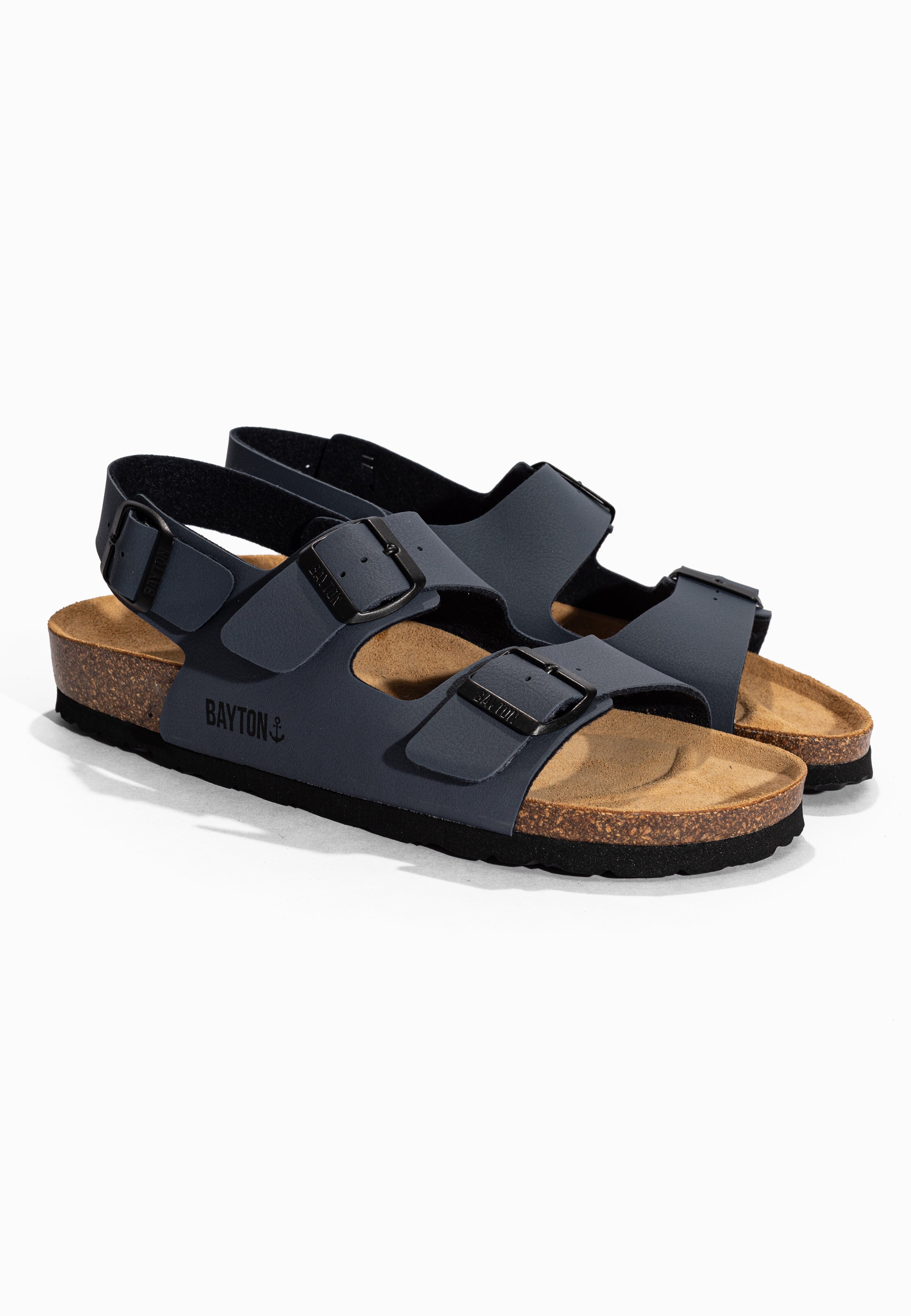 Sandales Achille Gris Foncées Multi-Brides