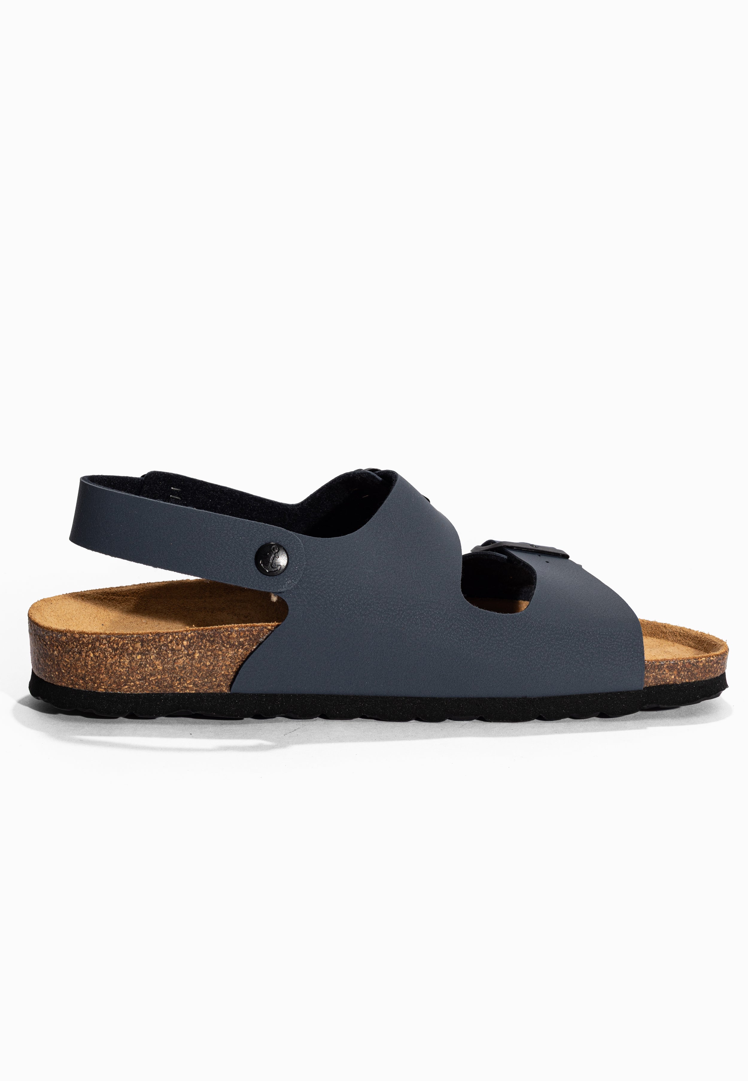Dark Grey Achilles Multi-Strap Sandals