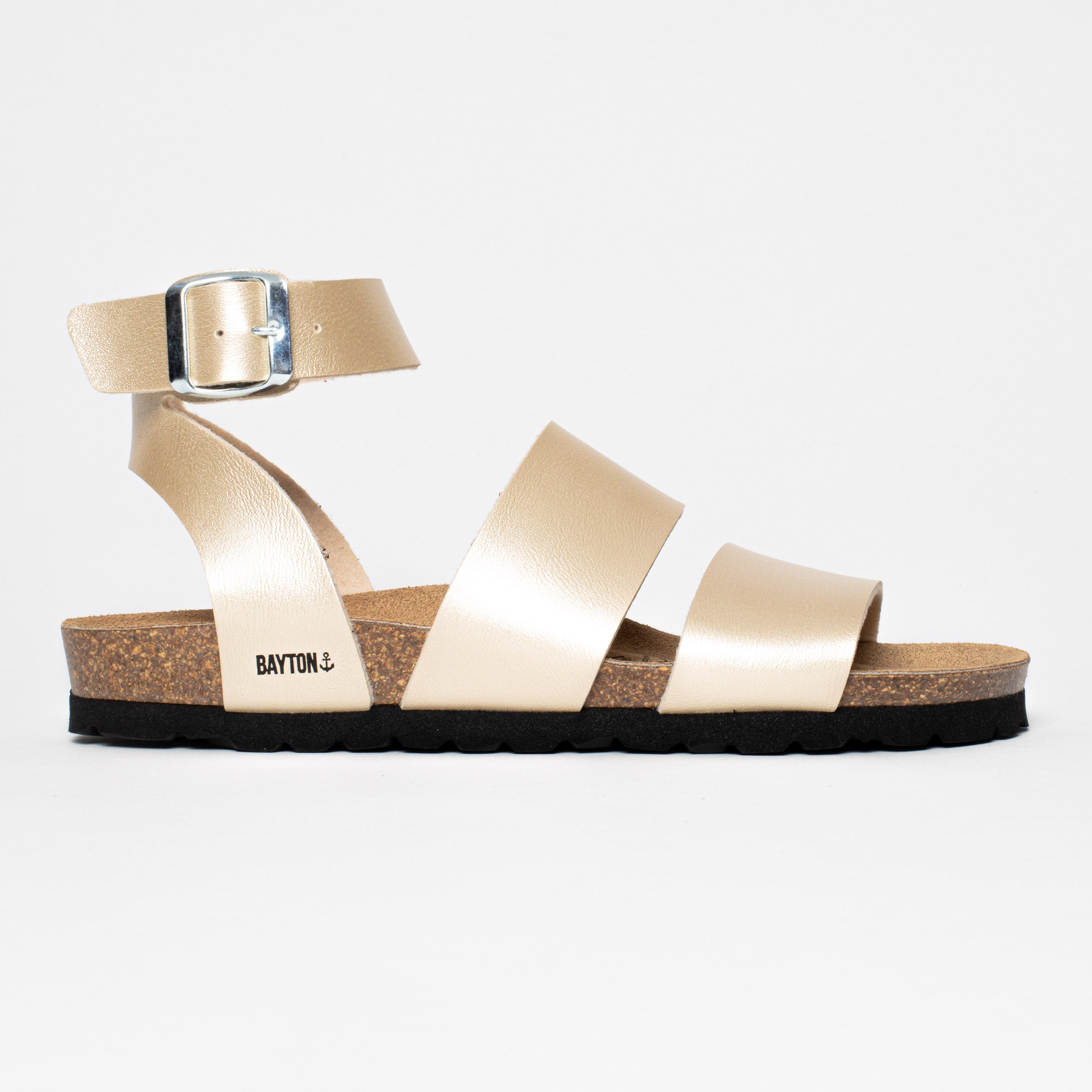 Soria Gold Multi-Strap Sandals