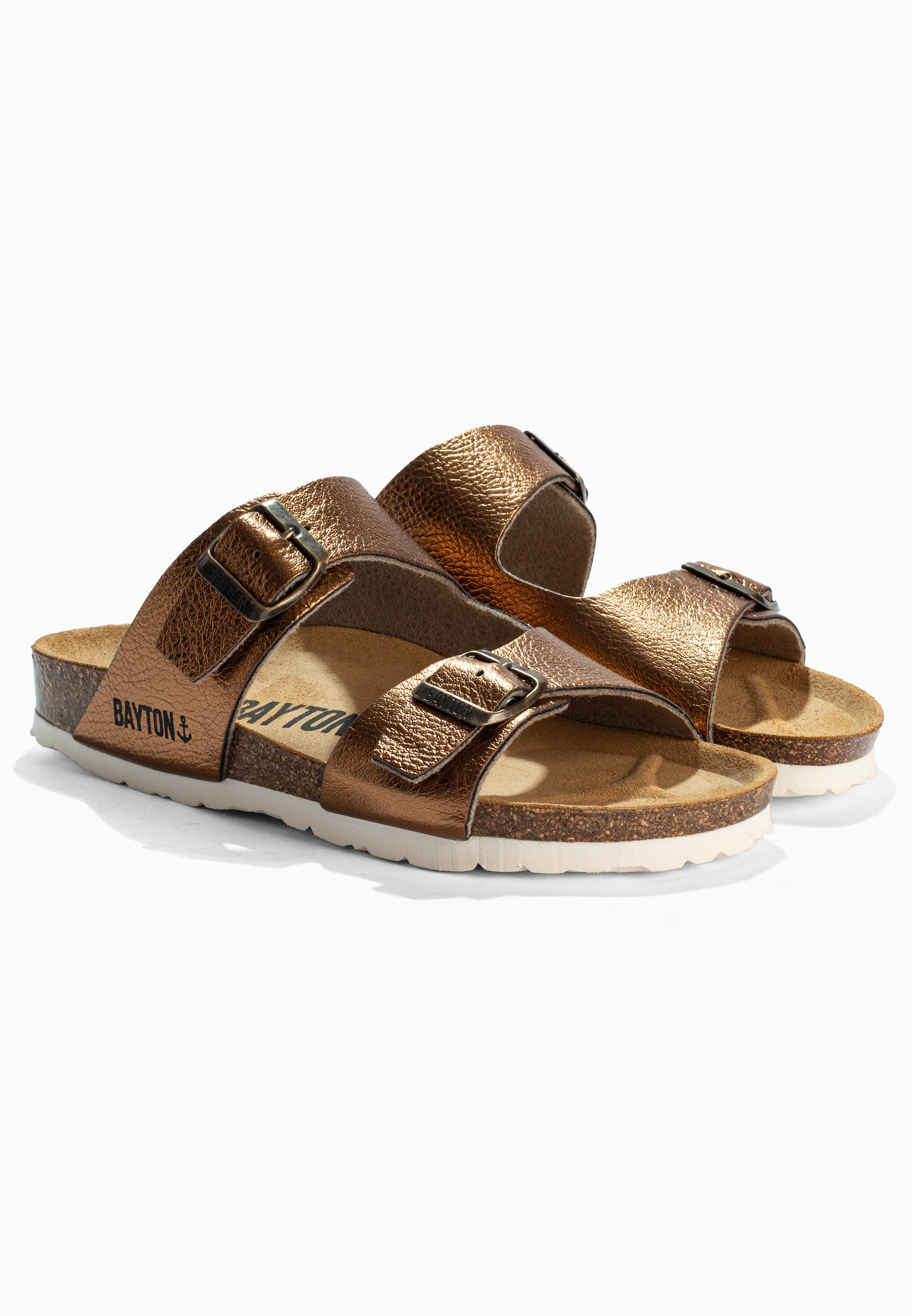 Pura Bronze 2 Strap Sandals