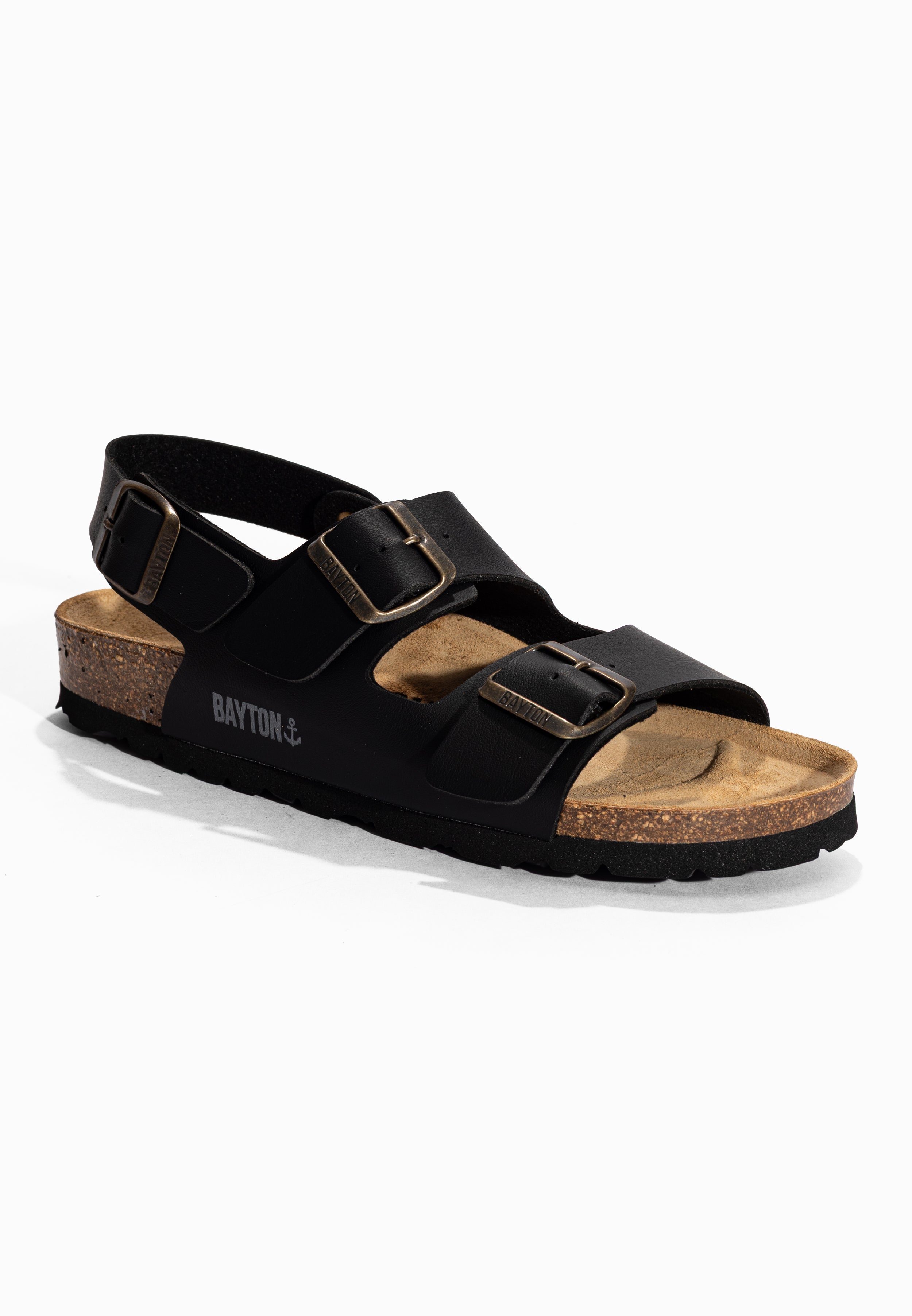 Sandalias Achille Multitiras Negro