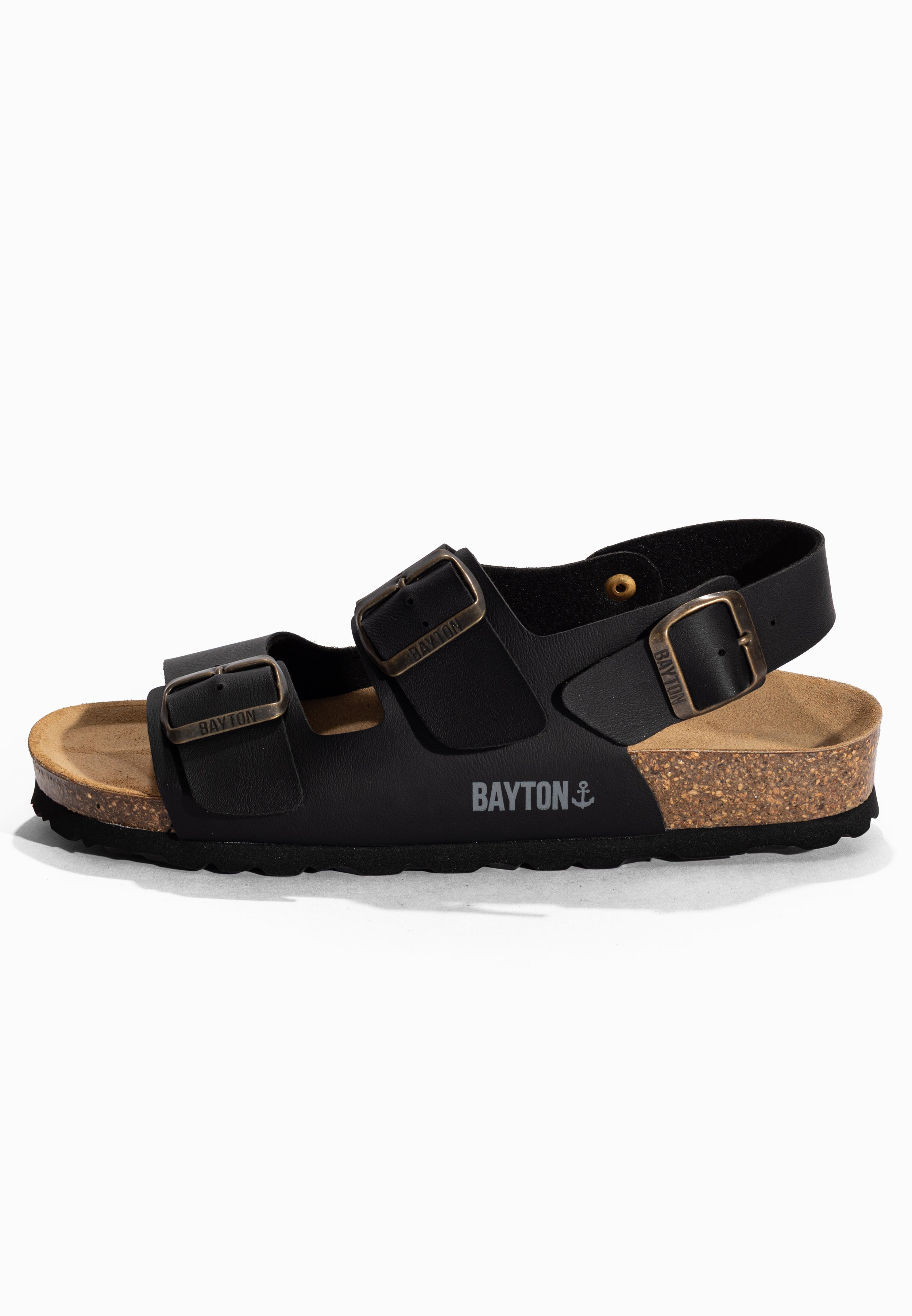 Sandalias Achille Multitiras Negro