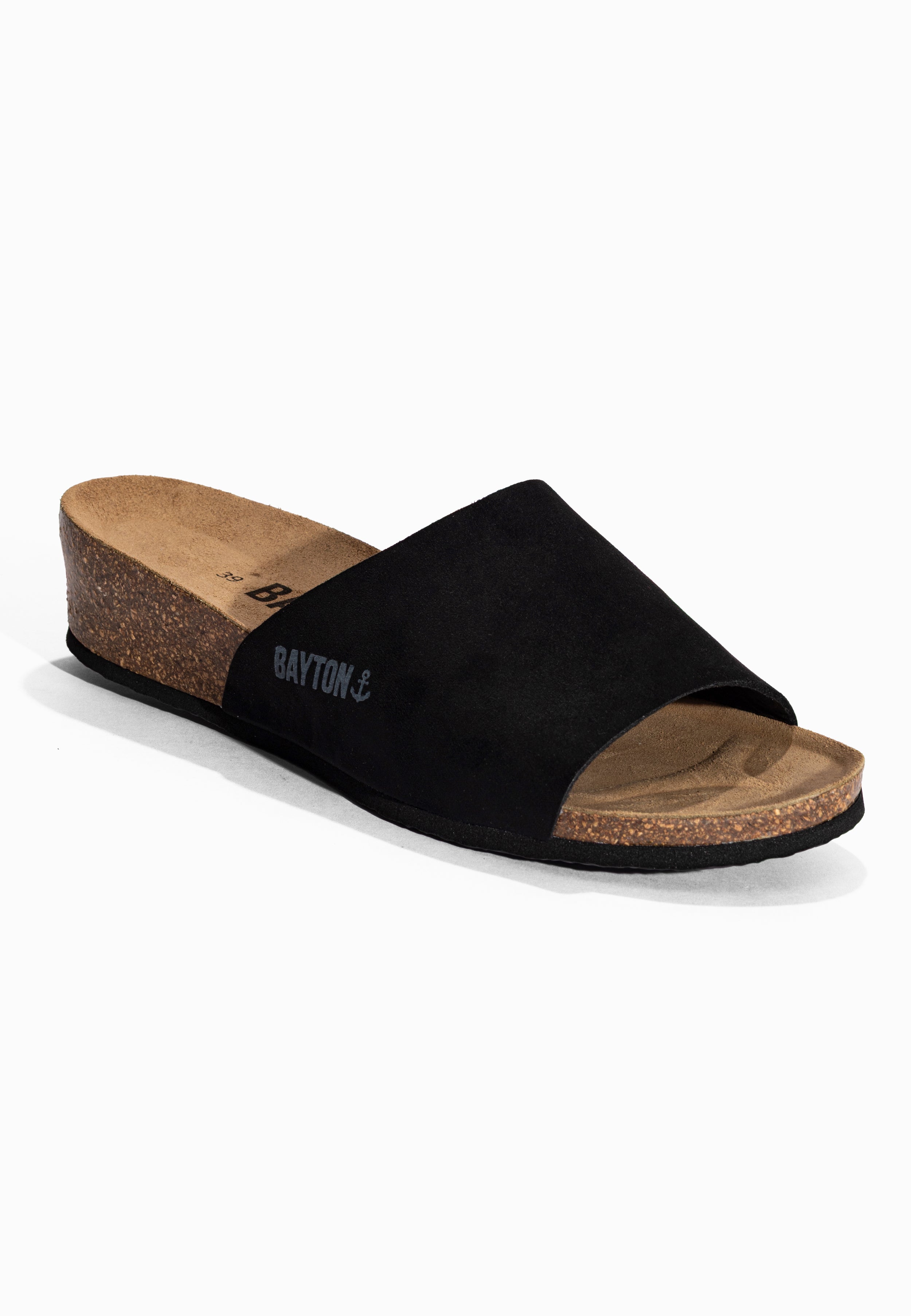 Sandales Ventura Noir Compensées et Semi-compensées