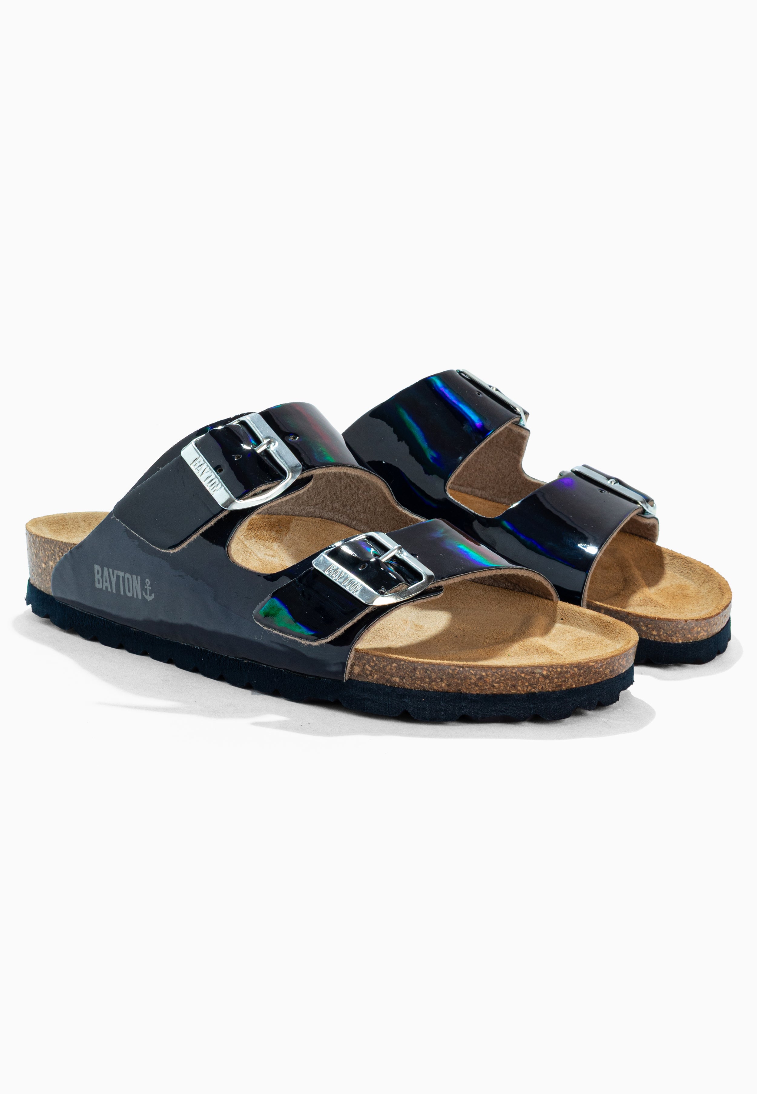 Atlas Navy Blue 2 Strap Sandals