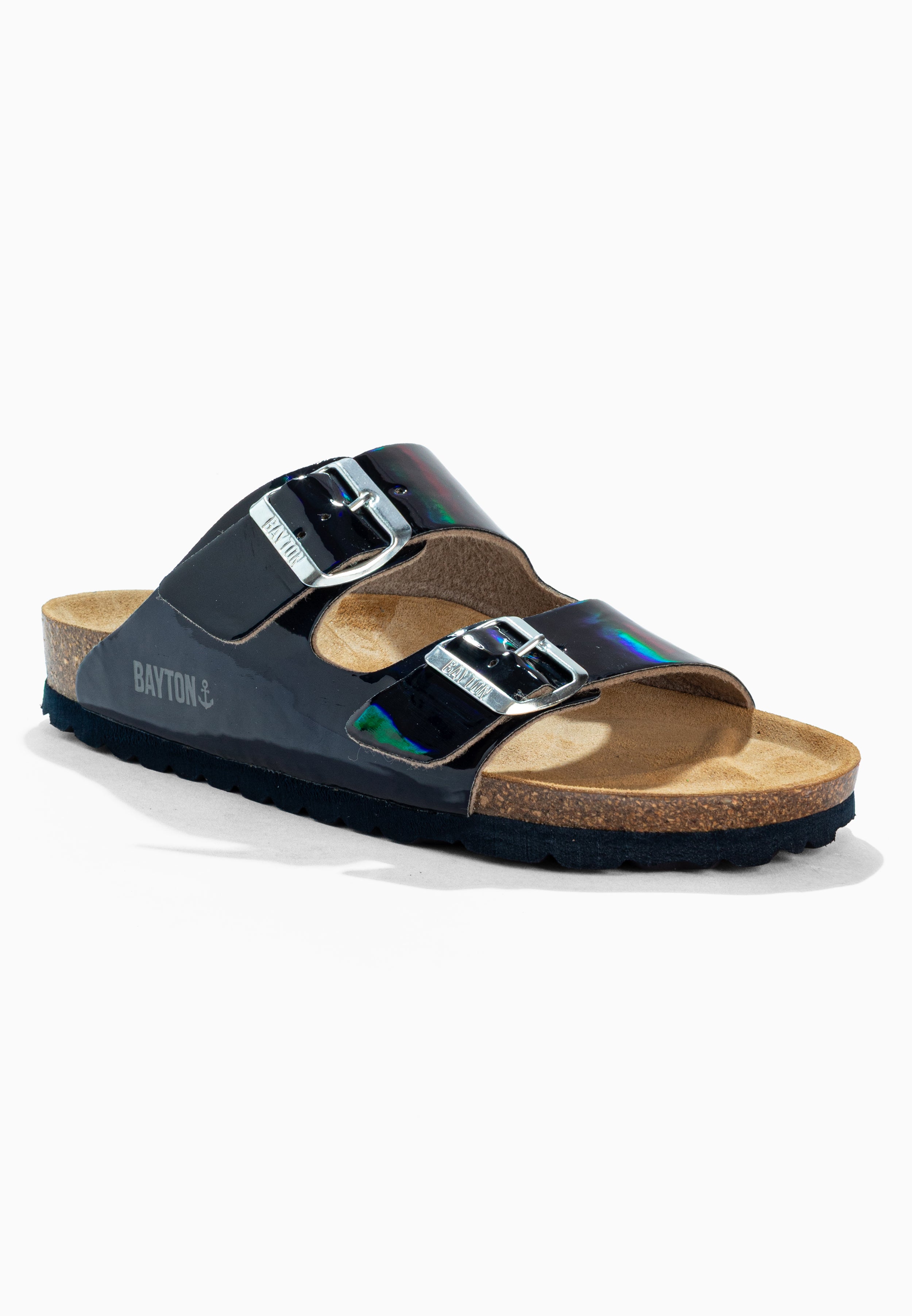 Atlas Navy Blue 2 Strap Sandals
