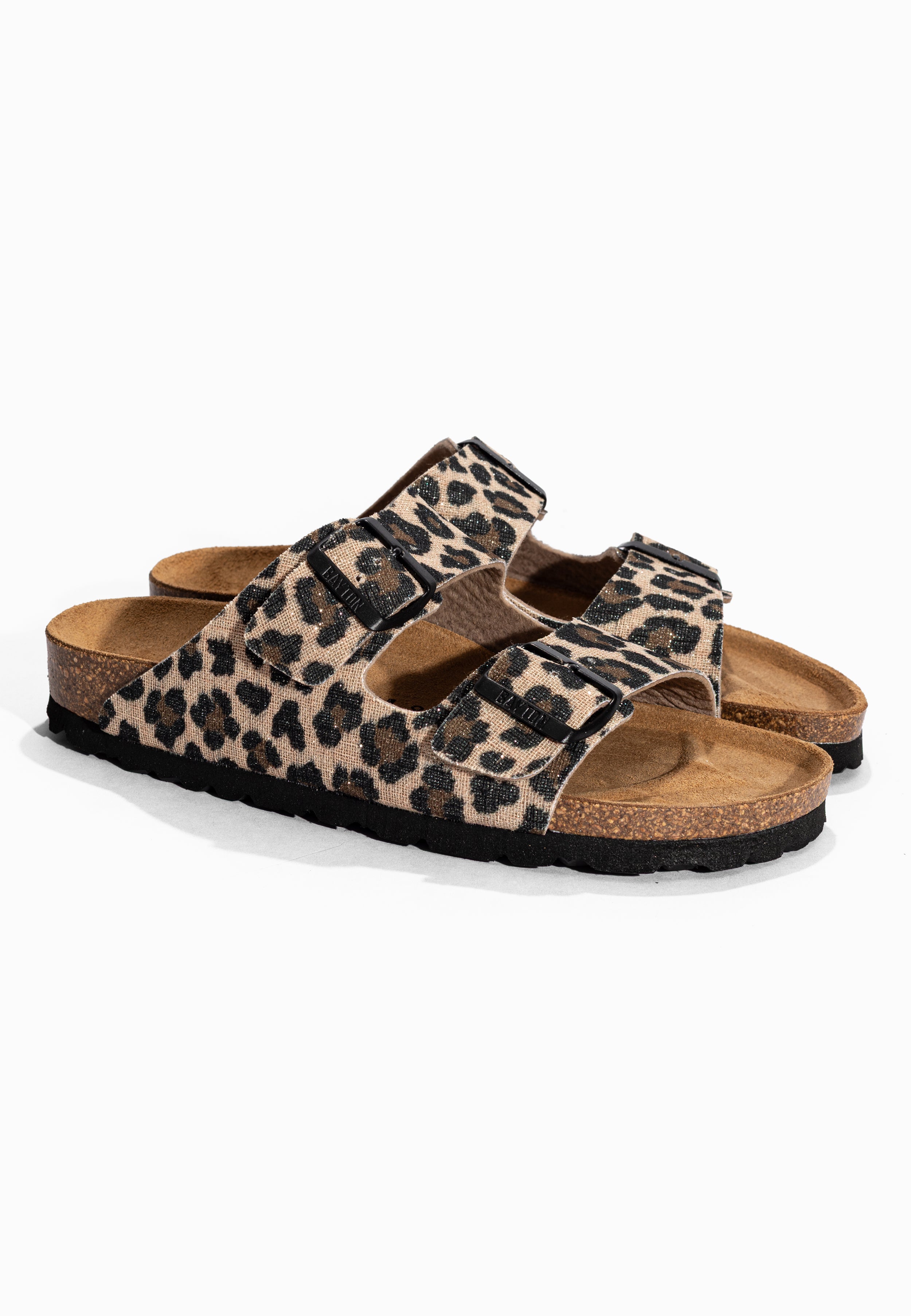 Sandales 2 Brides Atlas Leopard