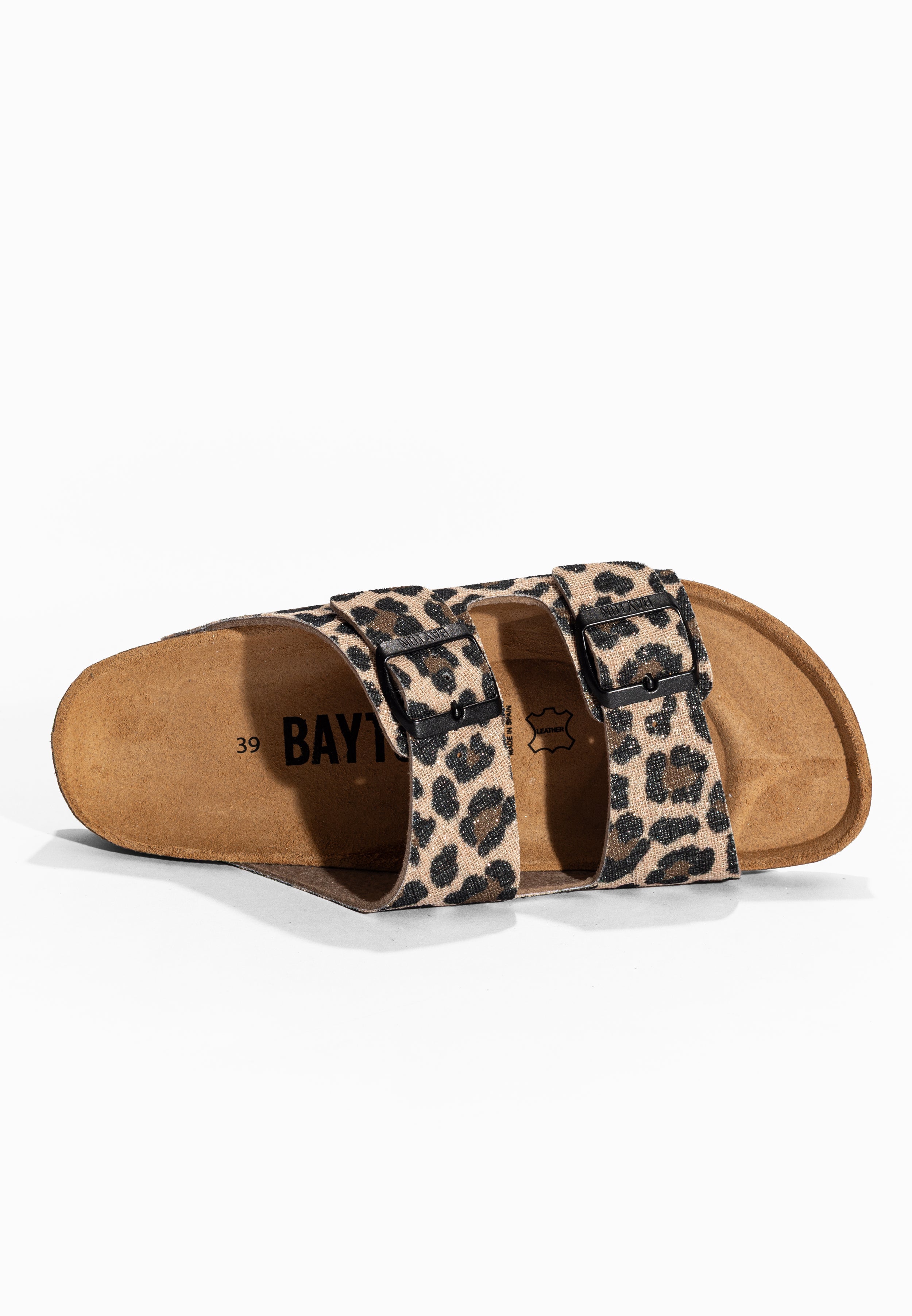 Sandales 2 Brides Atlas Leopard